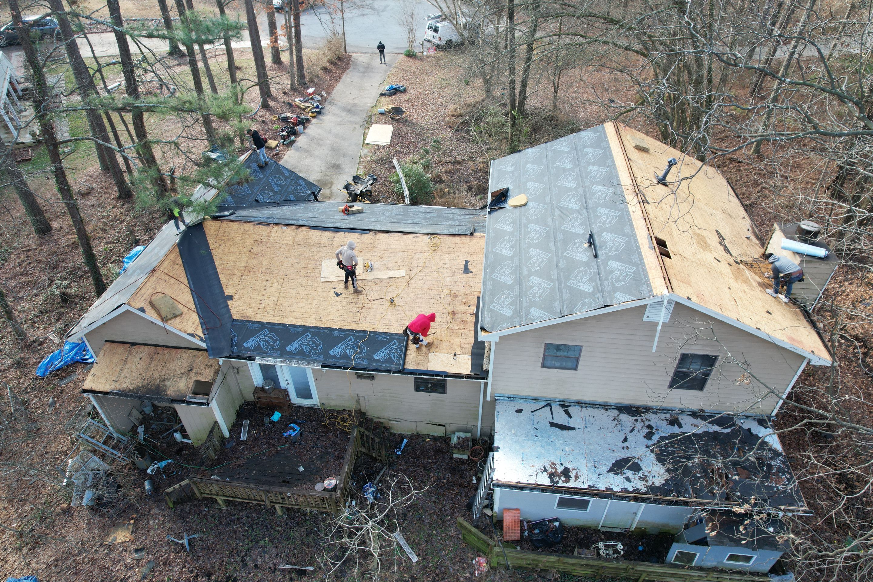 Residential Roofing Installation using Owens Corning by Inspector Roofing and Restoration