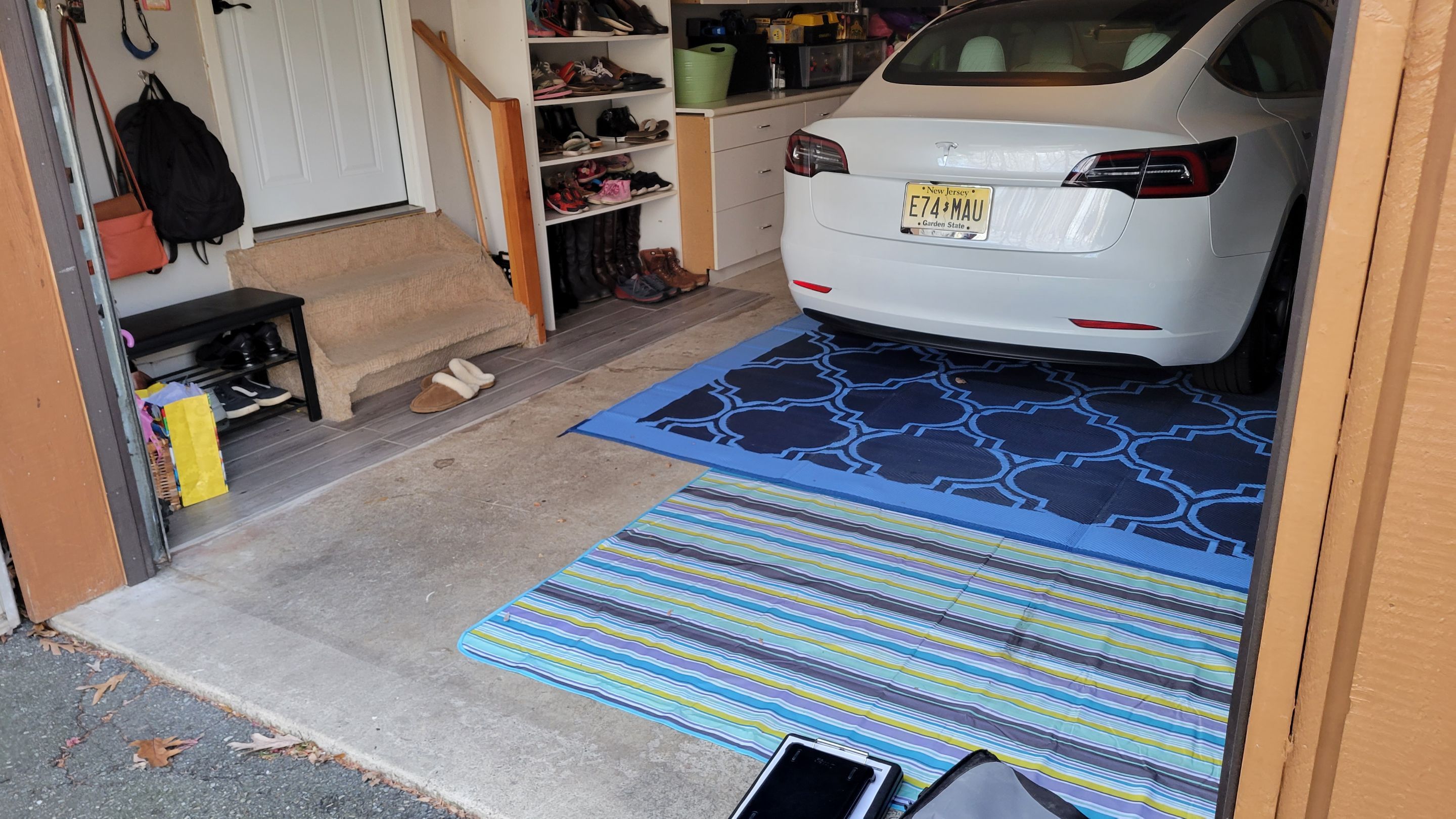 Garage Floor in Domino by Spectrum Painting, LLC