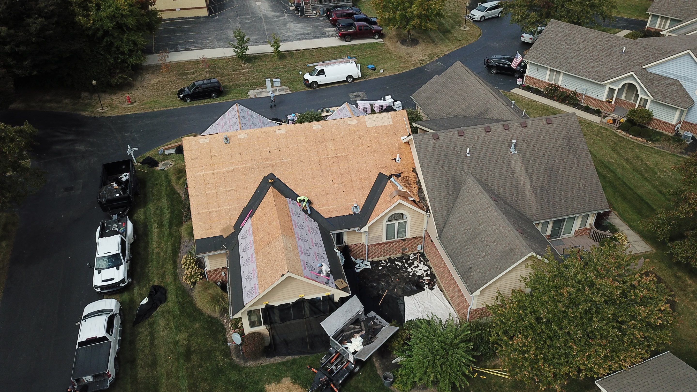 Residential Roofing Installation using Duration Series Shingles - Driftwood by RoofX 
