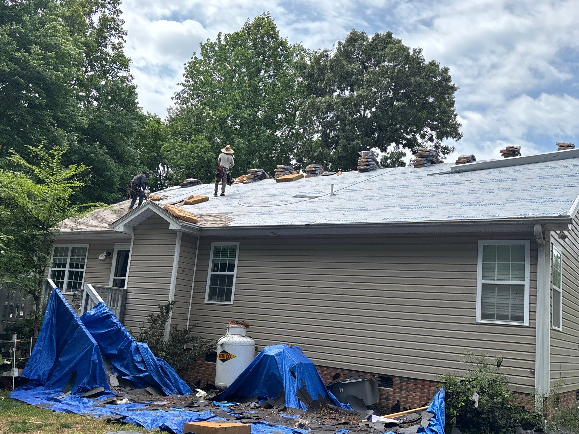 Asphalt Shingle Roof Replacement in Browns Summit, North Carolina by Prepare The Way Roofing