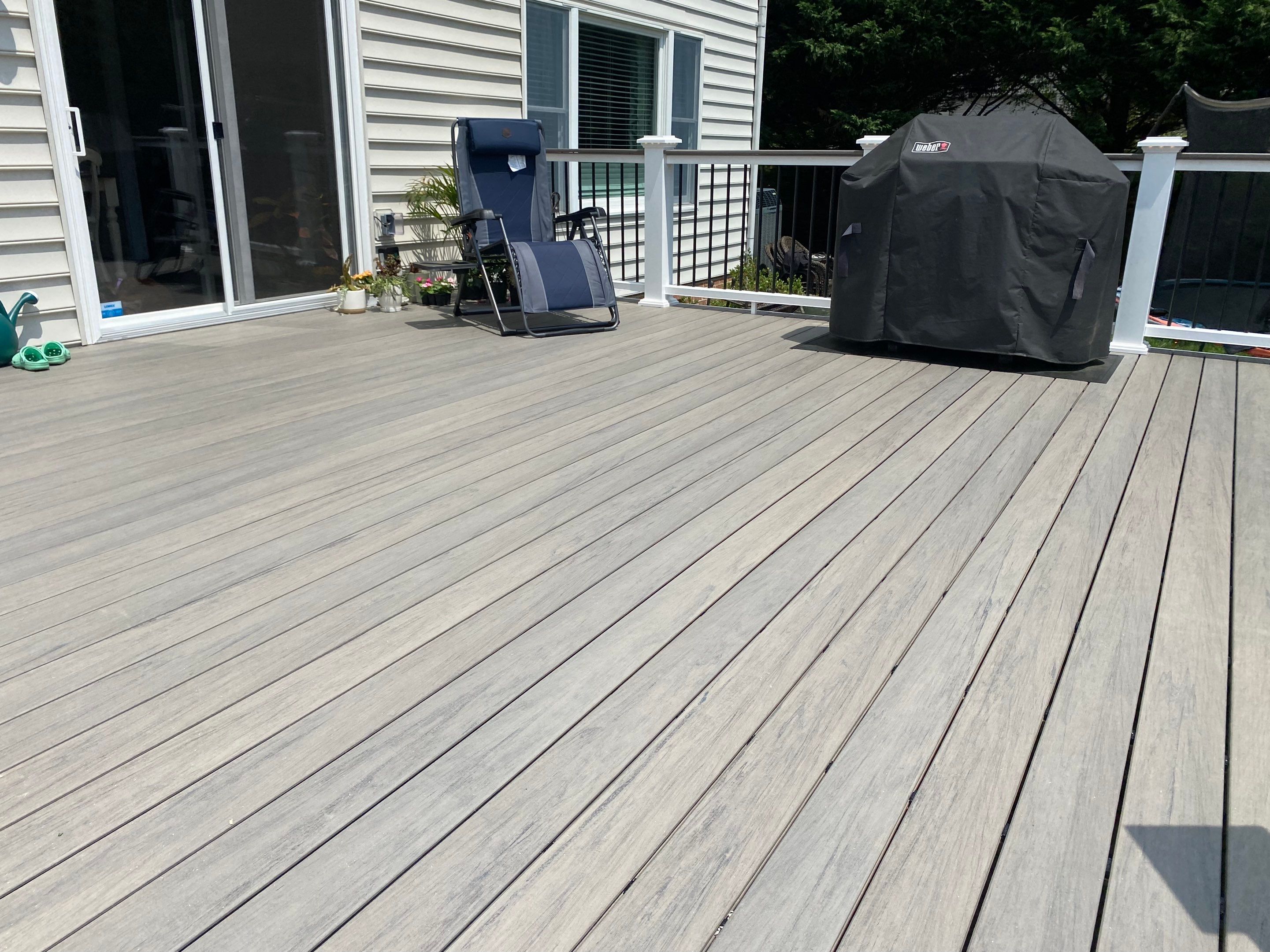 Backyard Transformation using Techo-Bloc Pavers by The Smet Companies, LLC