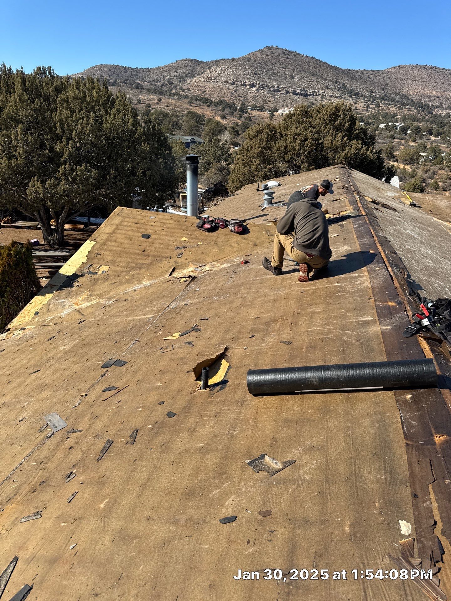 Reroof in Chino Valley by Badger Roofing