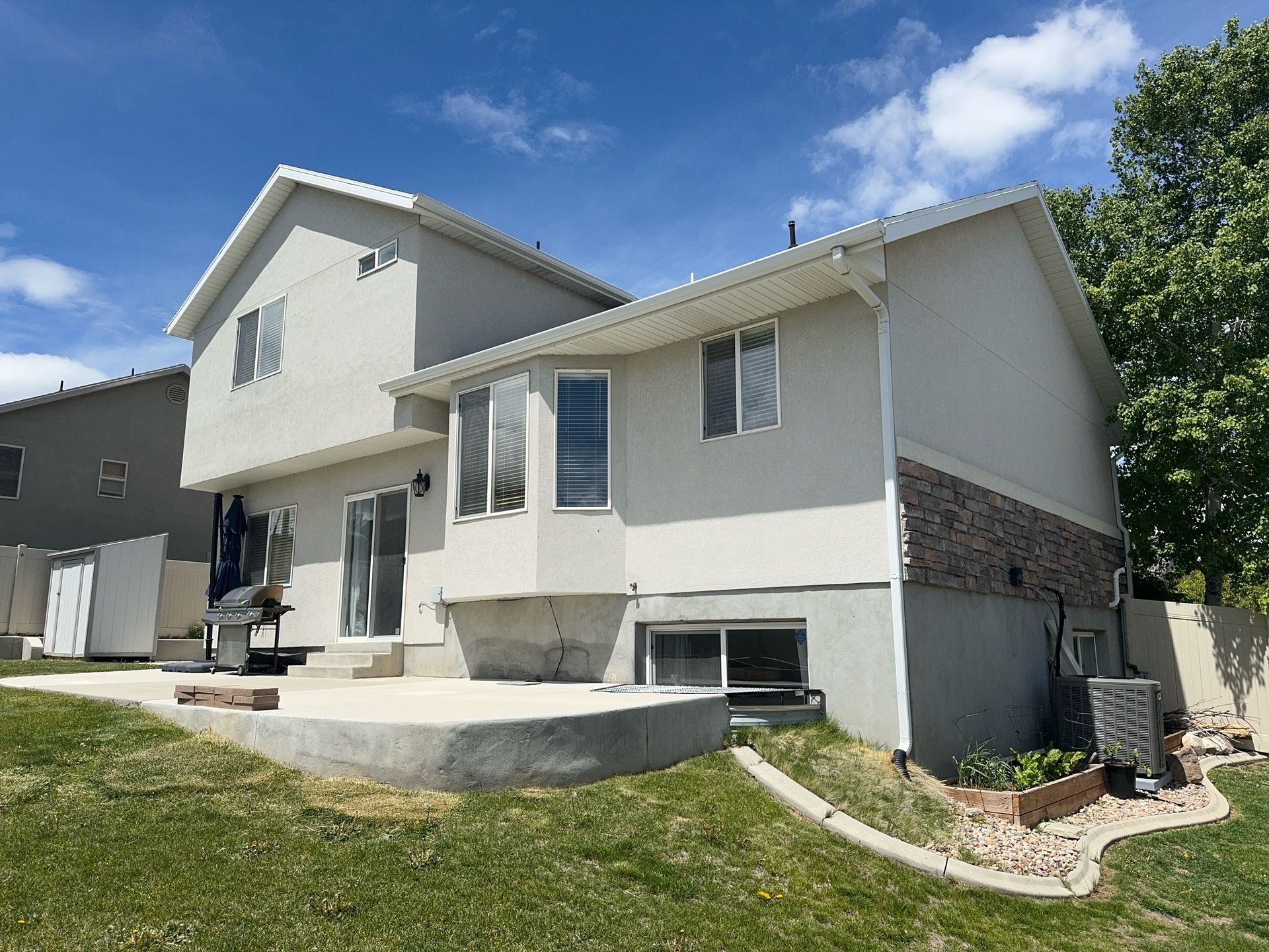 Salt Lake City Area | Stucco to Hardie Conversion | Mixed Profiles & Arctic White by Ideal Siding Utah