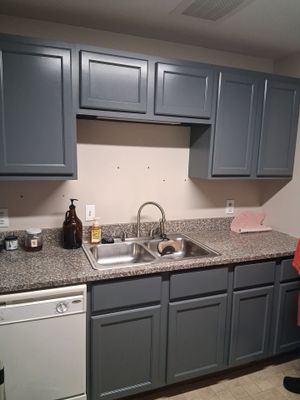 Kitchen Cabinet Refinishing and Shaker-Style Transformation in Manchester