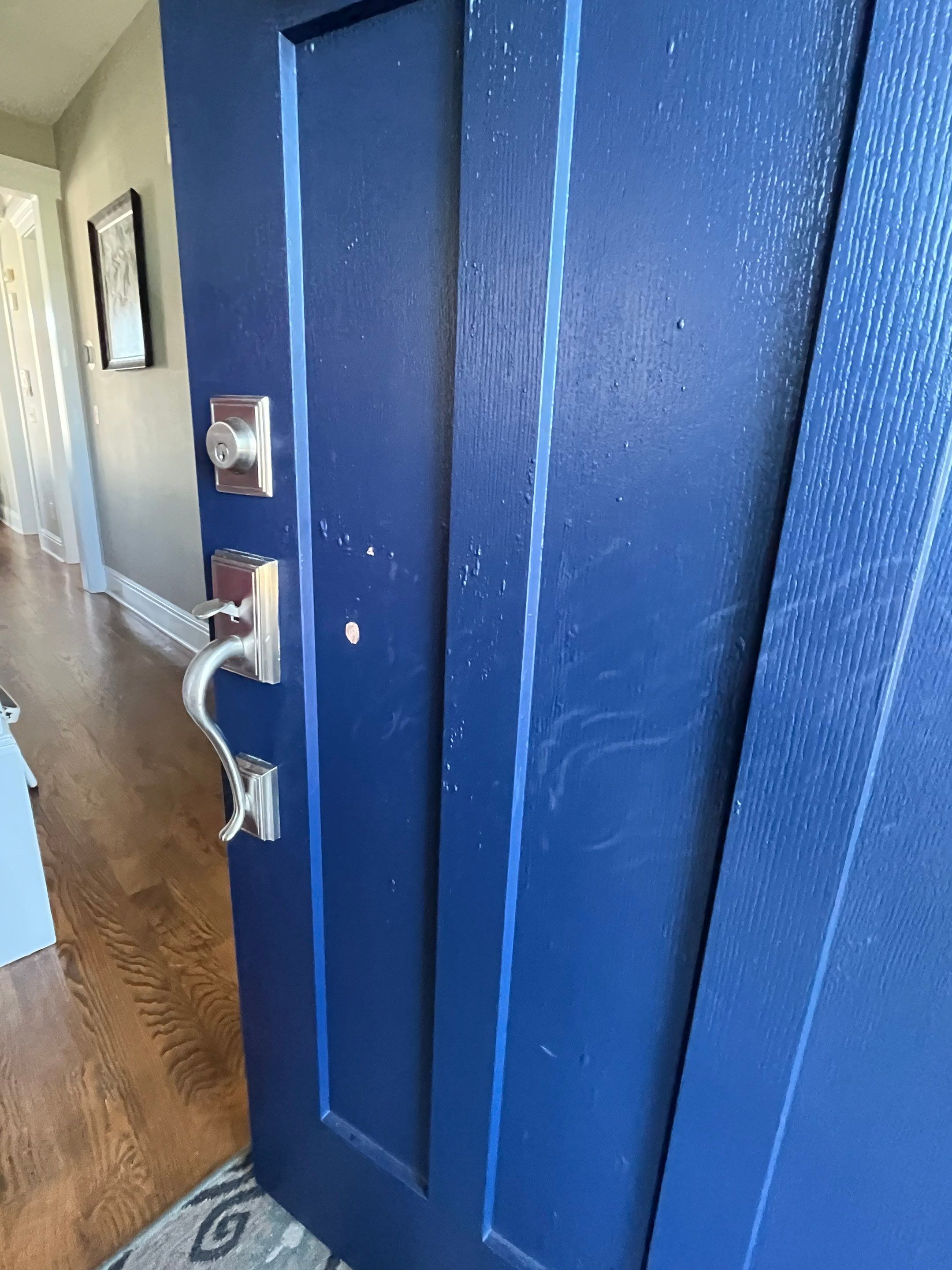 Craftsman Entry Door Restoration and Painting in Ocean City by FreshCoat Works LLC