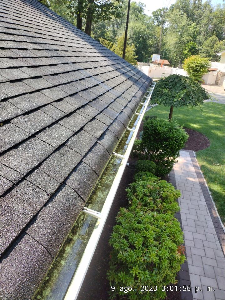 Comprehensive Residential Gutter Cleaning and System Flush in Wayne by NJ Home Maintenance Services