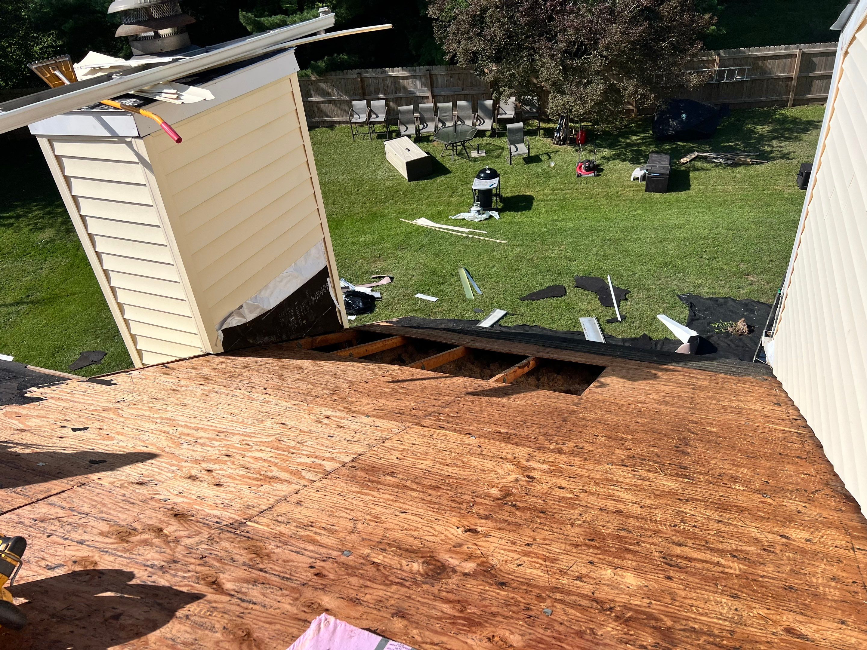 Architectural Shingle Roof Replacement and Decking Repair in Walkersville by Frederick Roof Repair