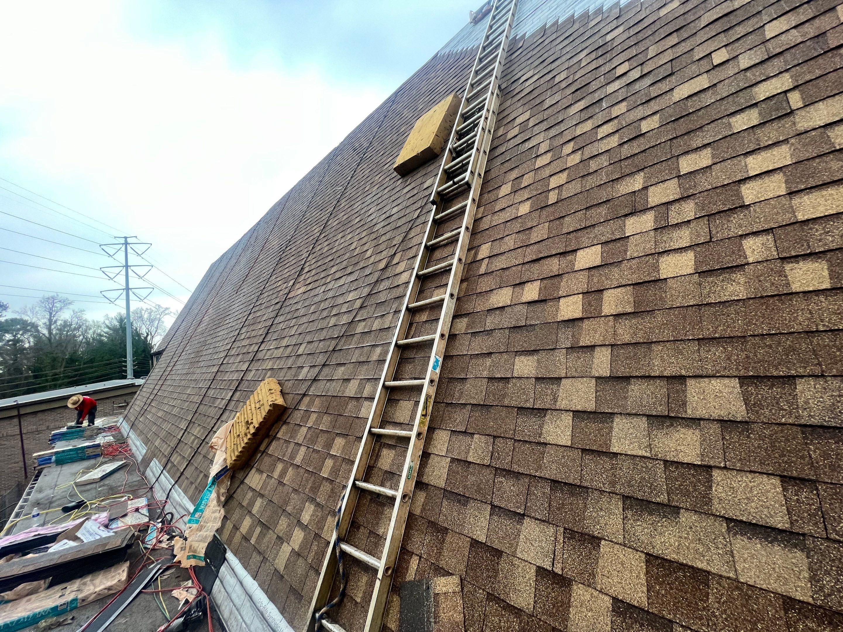  roof replacement using OC trudef duration roofing system by Nailed It Roofing & Remodeling LLC