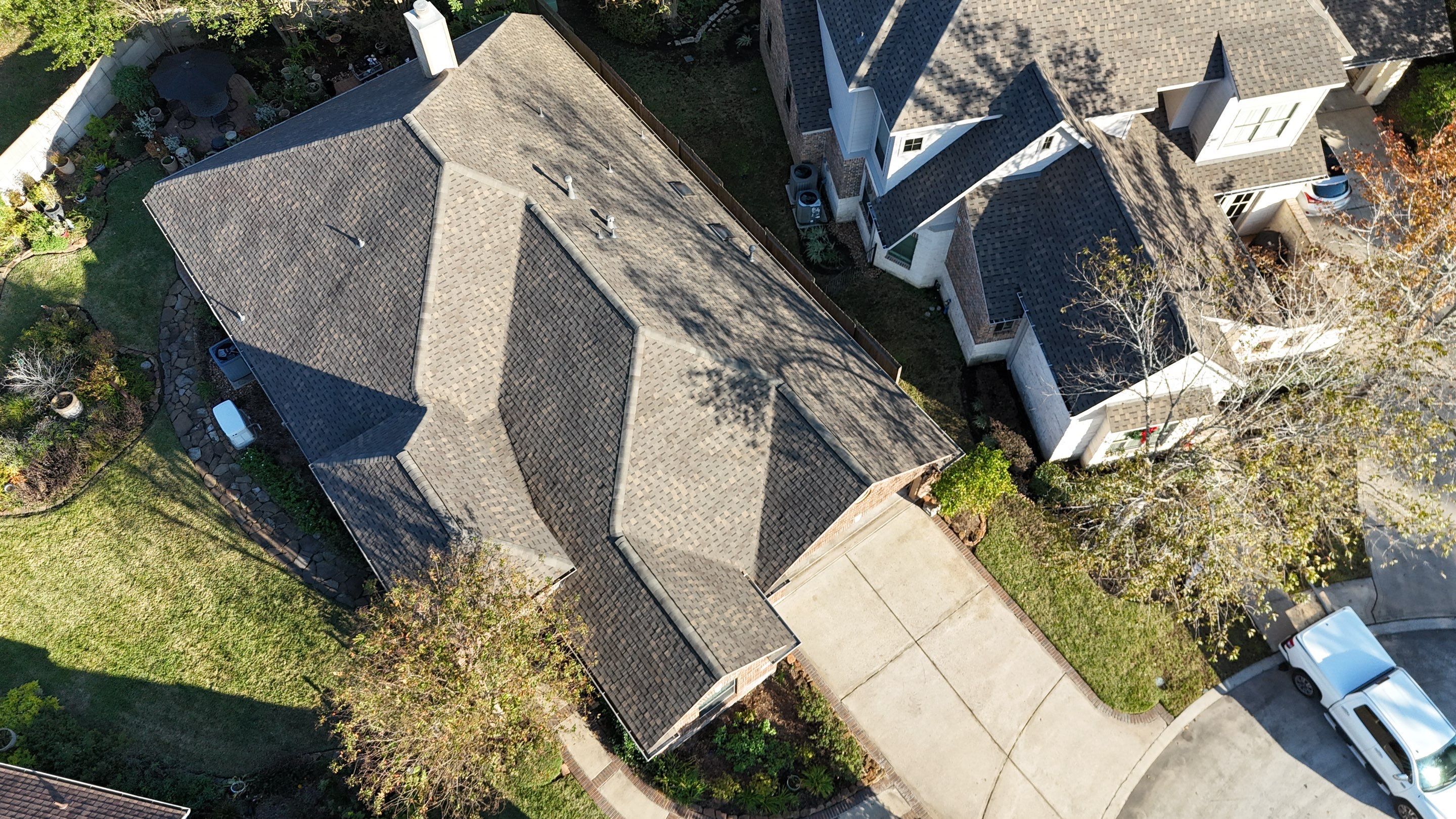 Kingwood Roof Installation using Atlas Pinnacle Pristine by Modern BYLT Roofing & Construction