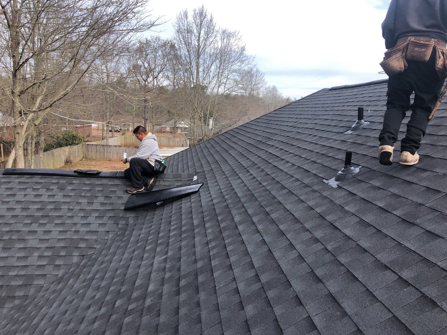 Residential Roofing Installation using Roof Replacement by American Roofing & Construction LLC