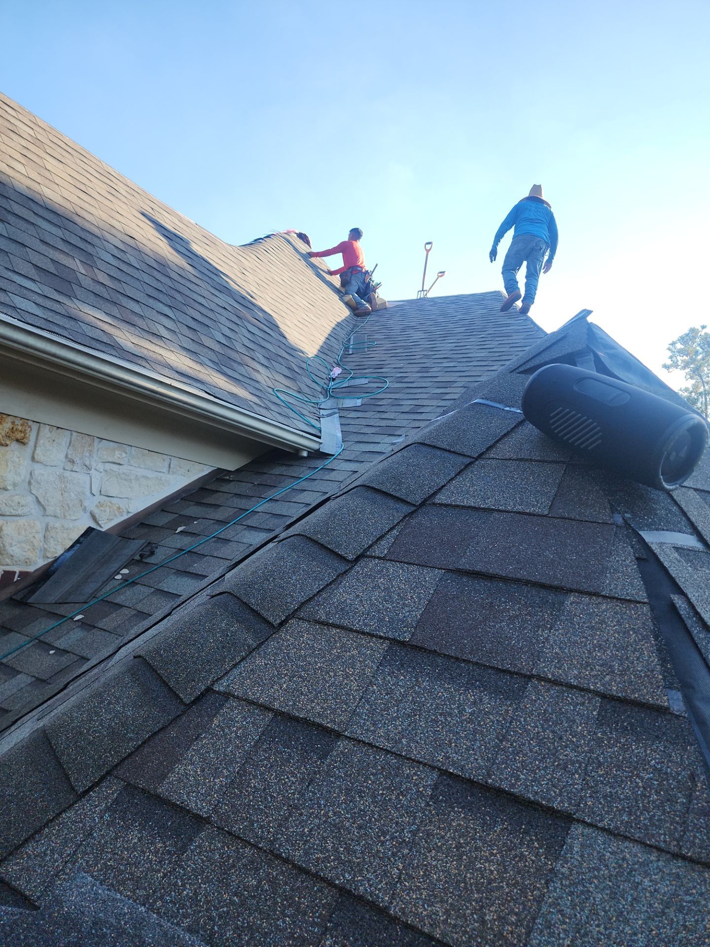 Residential Roofing Installation using Owen's Corning Duration (Lifetime) Shingles by Roof Repair Company