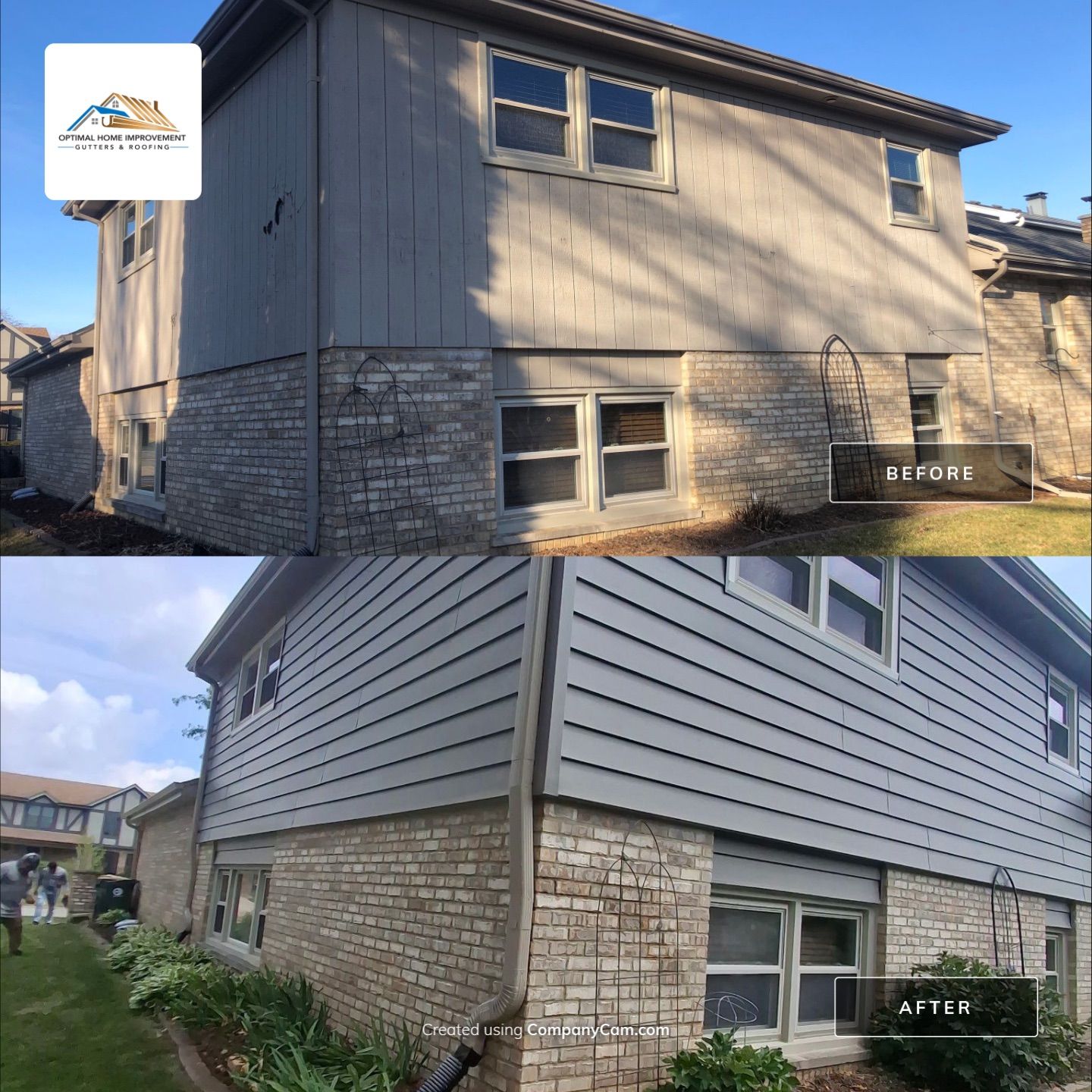 Roof, gutters and siding by Optimal Home Improvement 