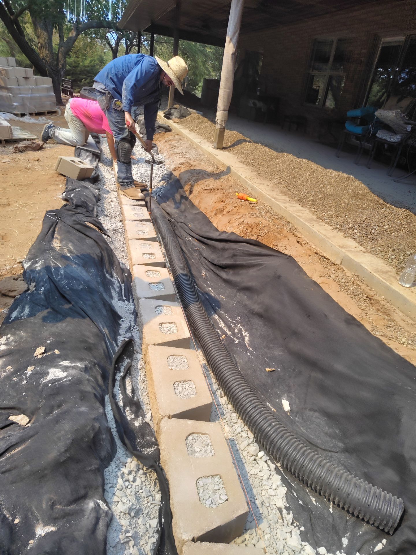 Retaining Wall by Clays Services Inc