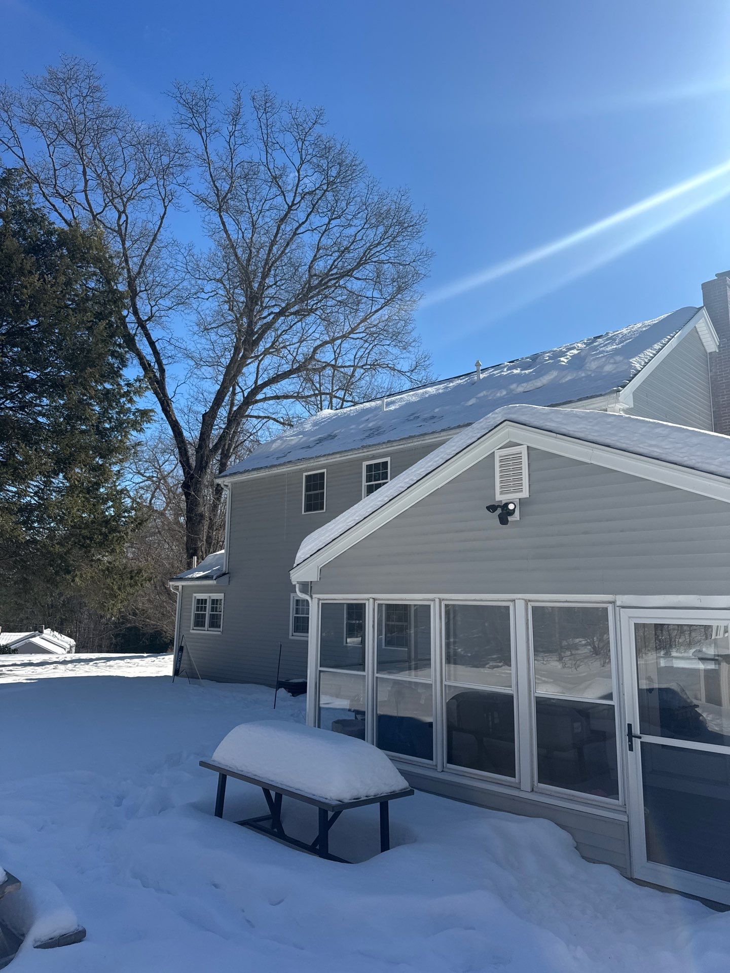 Ice Dam & Snow Removal Project in Chelmsford by Mighty Dog Roofing of Greater Middlesex County