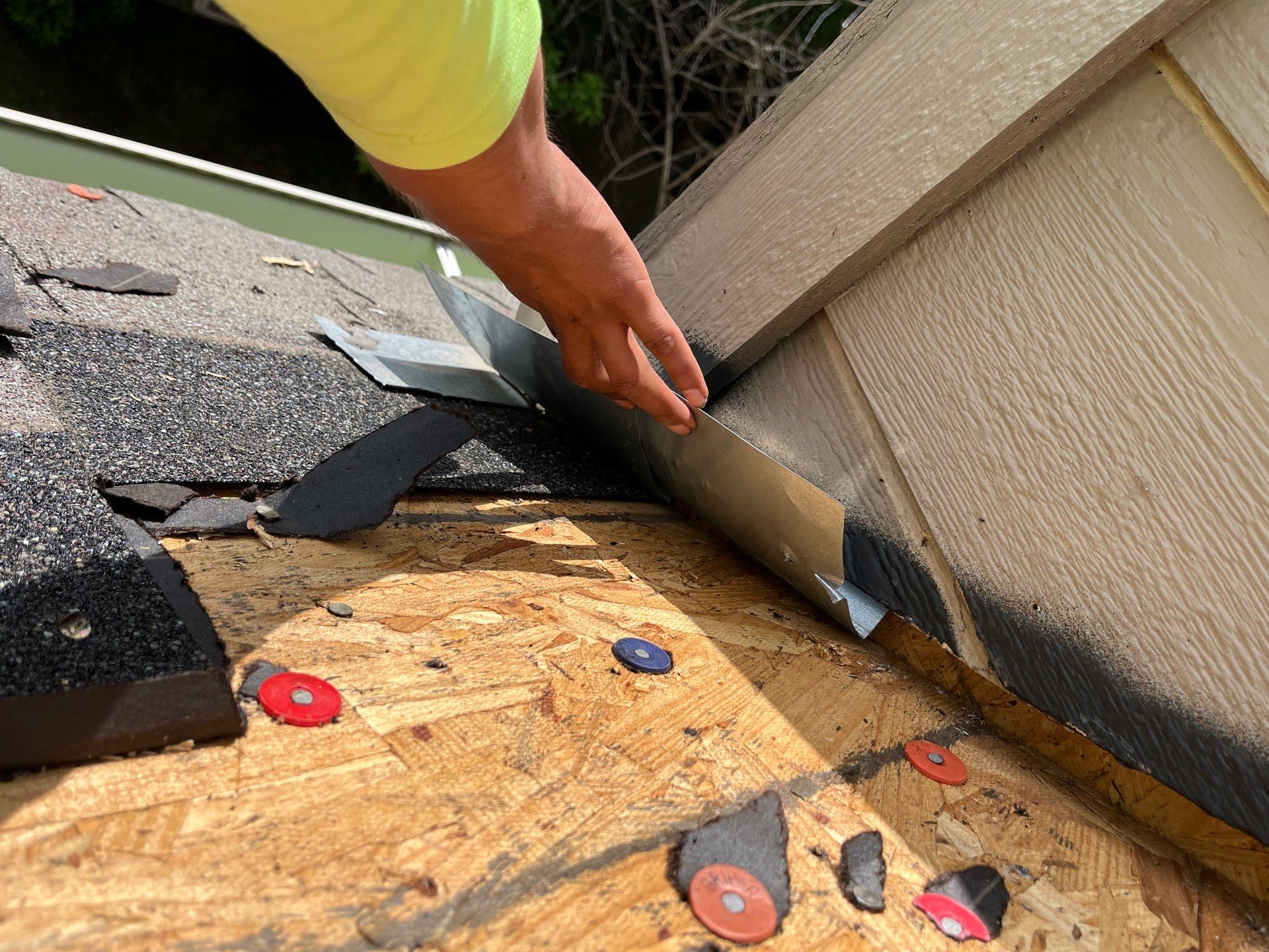 Leak Repair (around chimney) by Berry Good Roofing