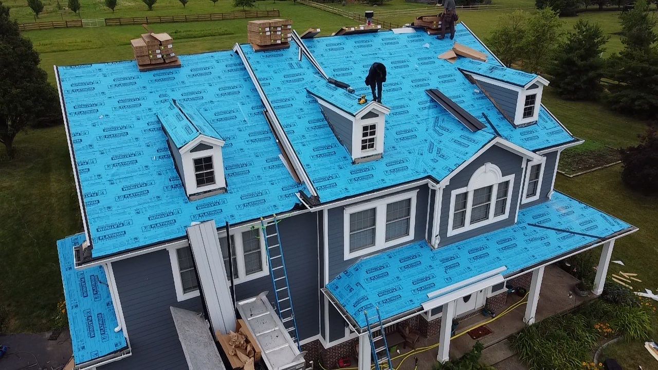 Rural Noblesville Indiana Metal Shake Roof Installation – Black Frost by 4Ever Metal Roofing