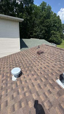 Residential Roofing Installation using GAF Timberline HDZ Barkwood