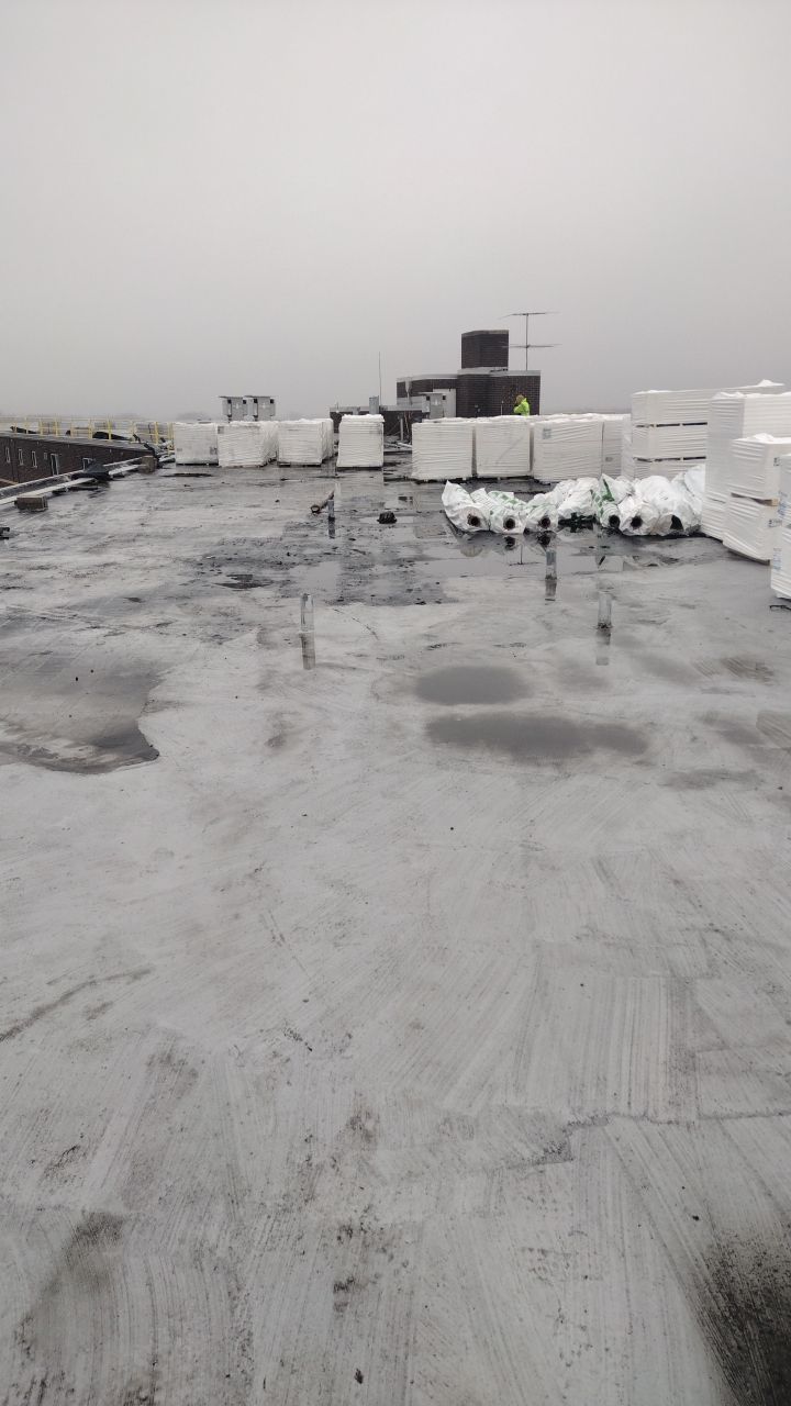 Commercial flat roof parma by Absolute Roofing and Construction