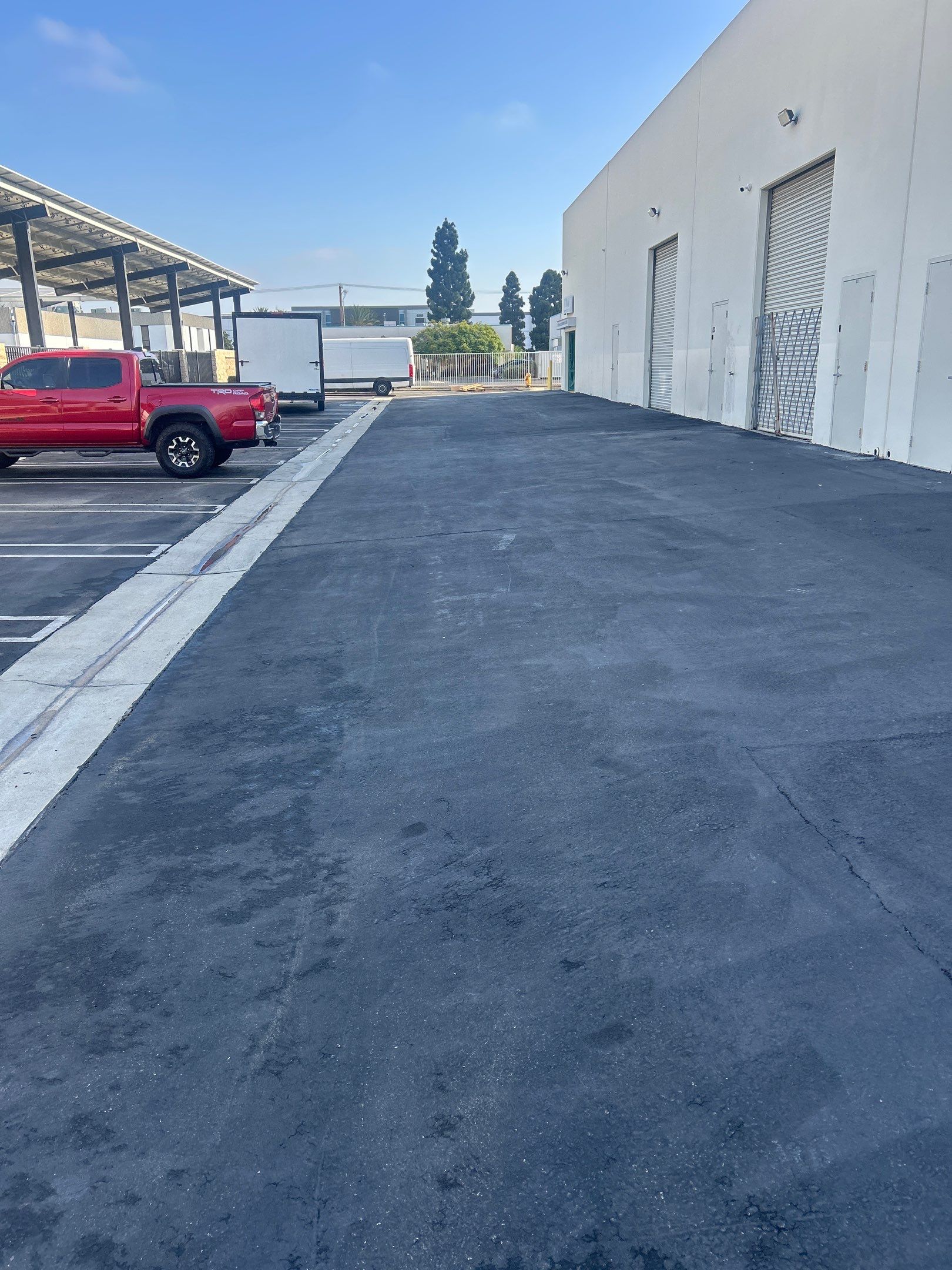 Commercial Hot Water Cleaning & Water Recovery In Huntington Beach by La Power Washing Inc