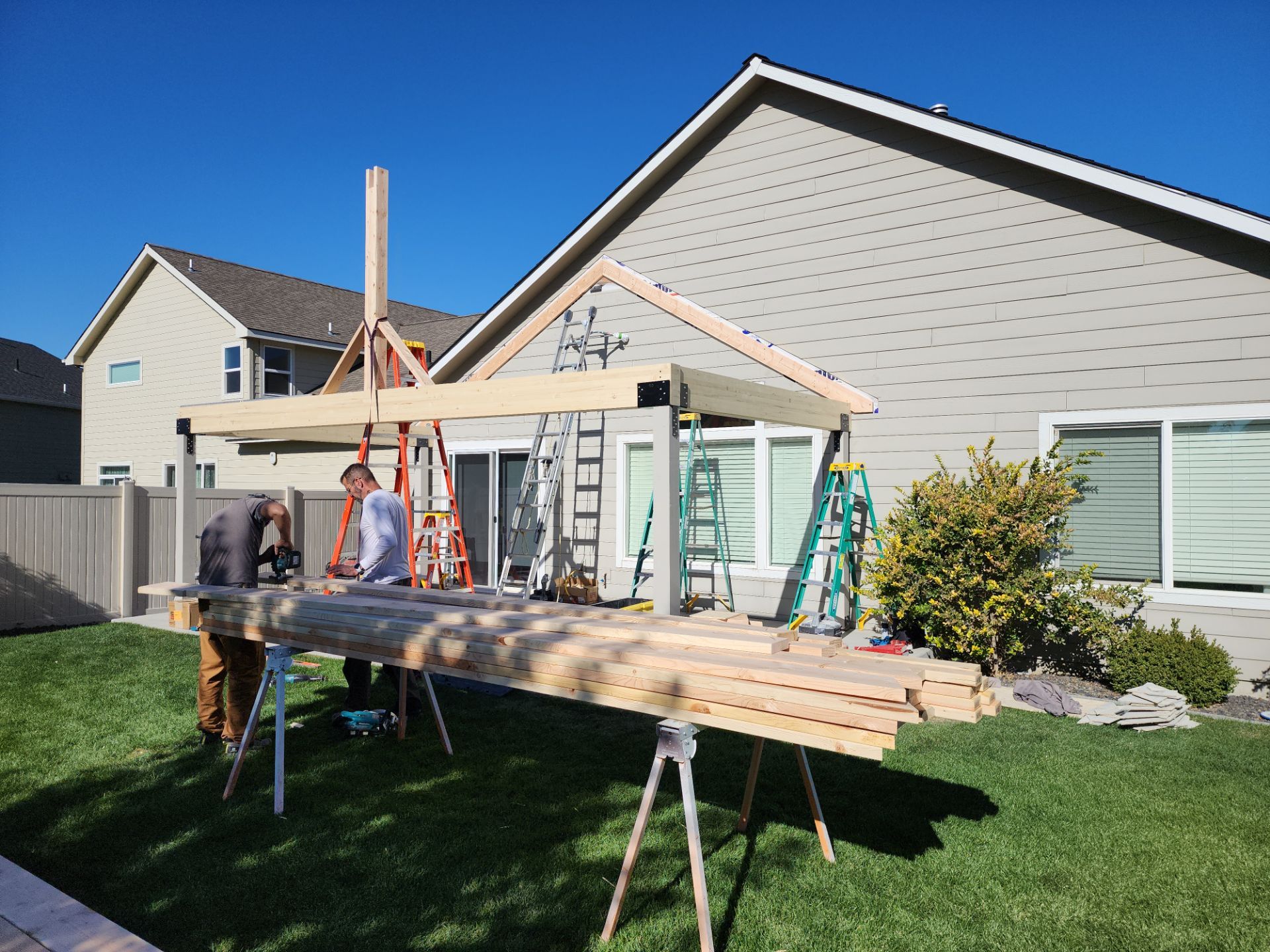 Customer requested Porch Cover by Painter1 Inland Northwest