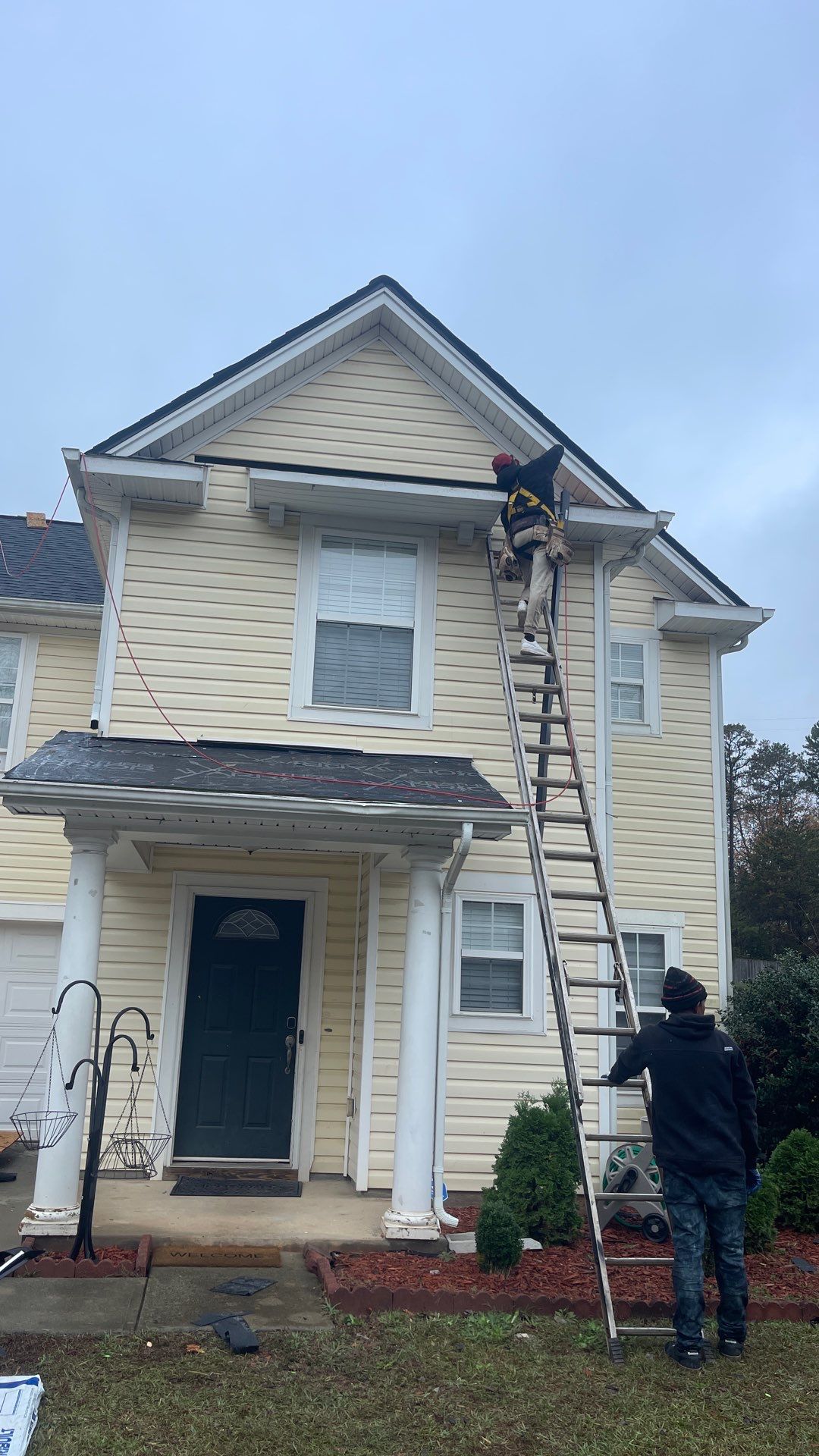 Roof replacement by wind damage by Just Brilliant Restoration JBR