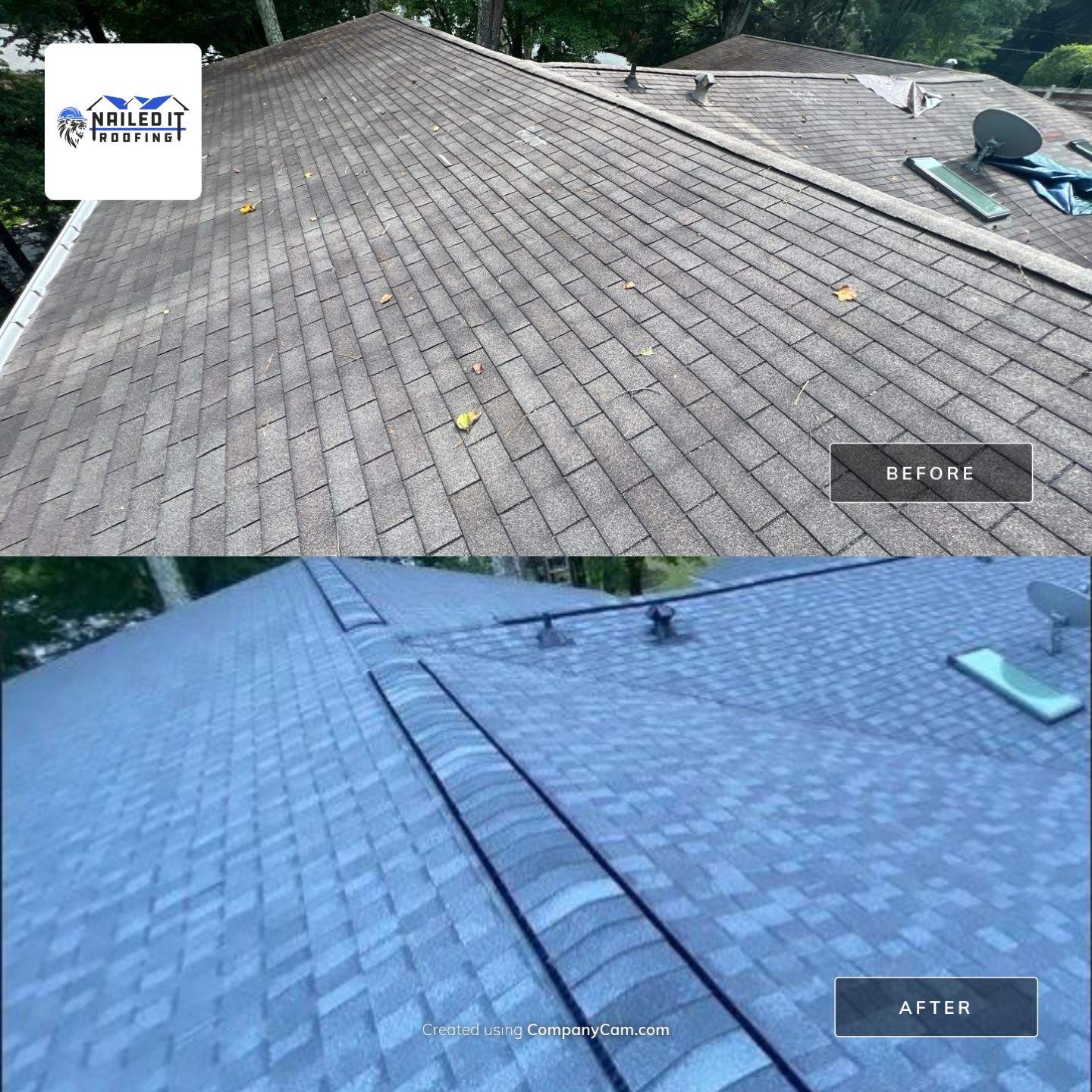 Insurance Roof Replacement & installing upgraded roofing system!  by Nailed It Roofing & Remodeling LLC