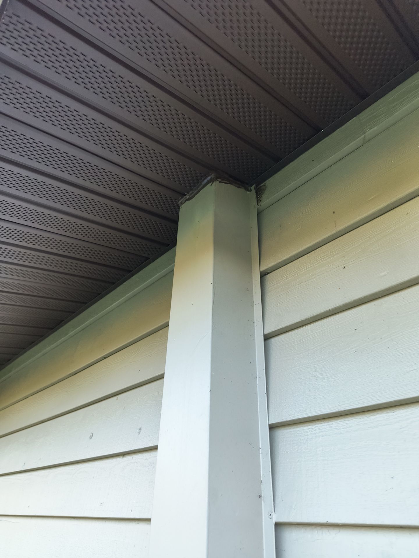 New Musket Brown Soffit Installation in Sarasota FL by Gutter Professors