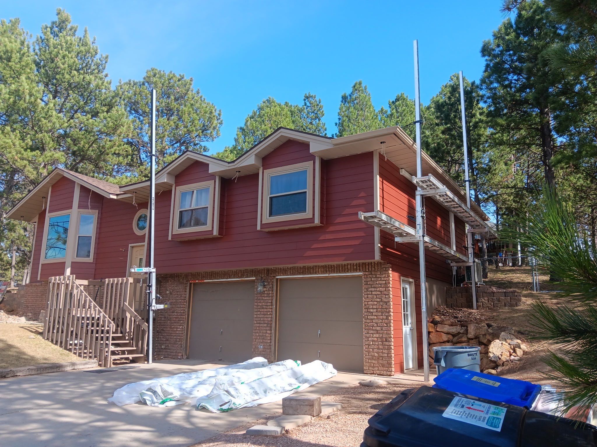 Country Lane Red James Hardie Siding  by Superior Siding Inc