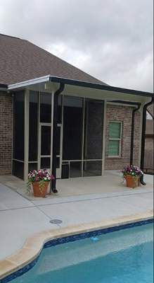 Screenroom Under Existing Canopy