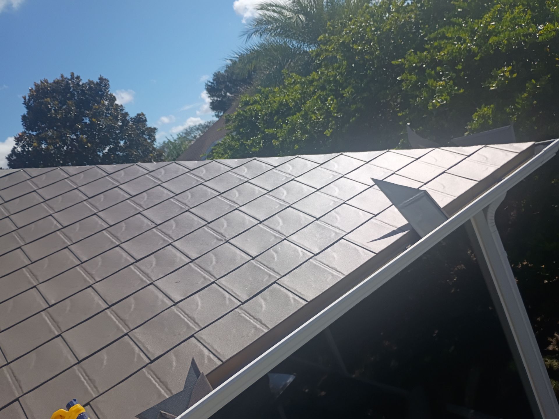 PermaLock Metal Shingle Roof Installation in The Villages by Pinnacle Roofing Group