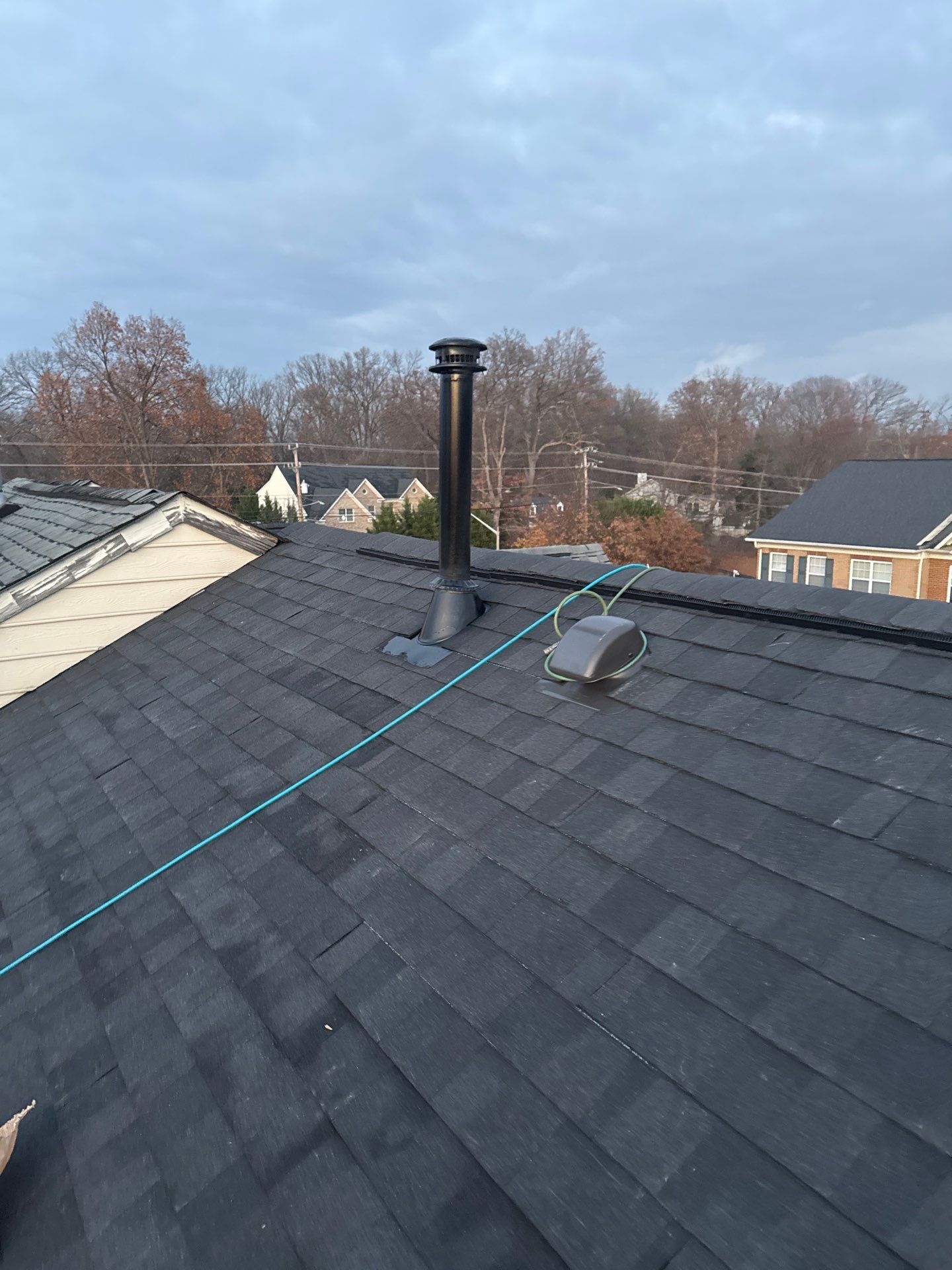 Fairfax: Residential Roof Replacement with CertainTeed Landmark in Charcoal Black by RM Banning, Inc.