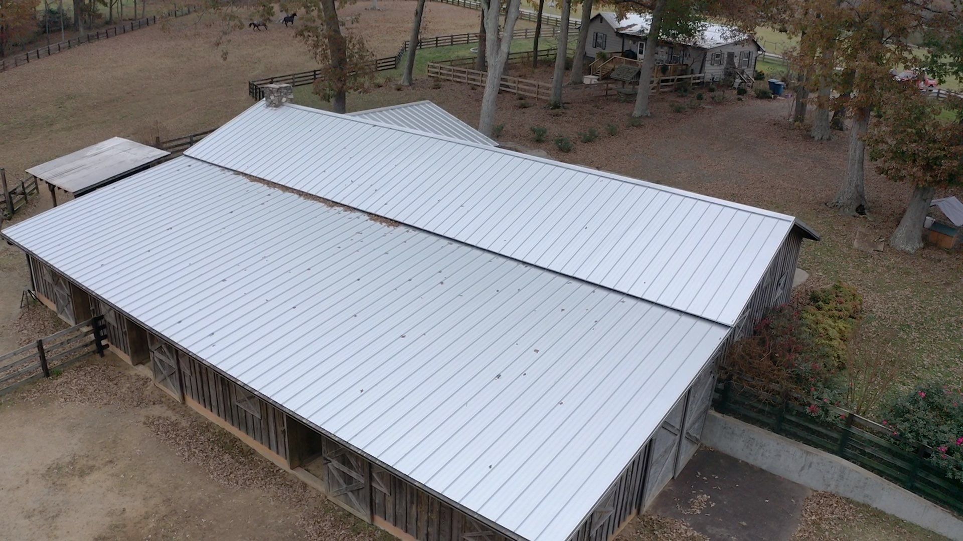 Beautiful Standing Seam Metal Roof by Just In Time Roofing and Restoration