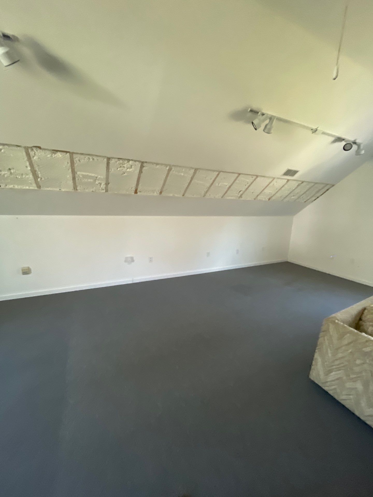 Attic Insulation using open cell spray foam by NYS Foam & Energy