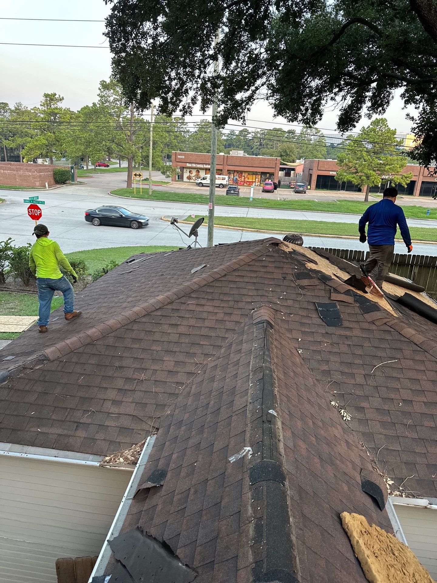 Project in Houston by Motion Roofing