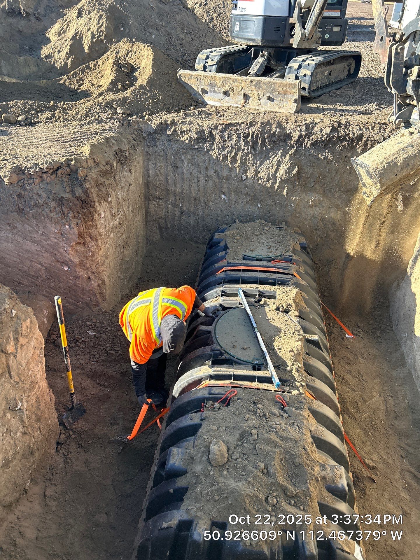 Full Septic System Installation With Polyethylene Tanks In Alberta by Septic Medic Inc.