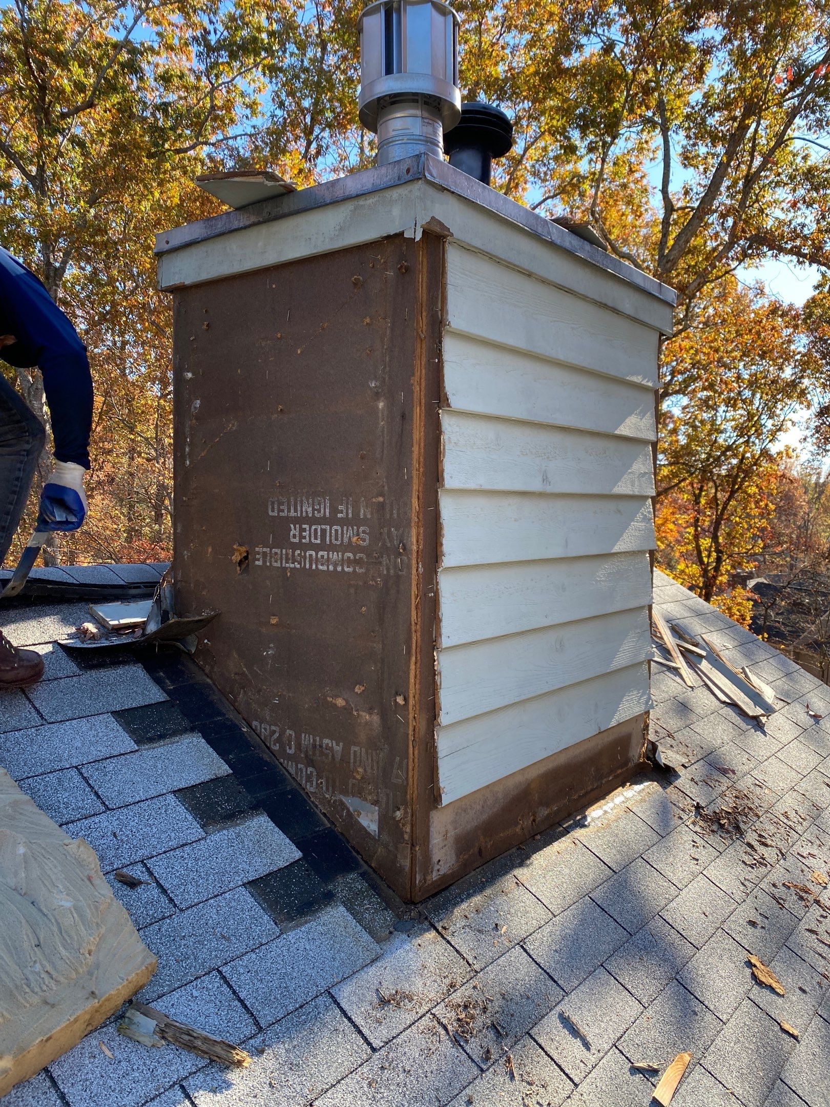 Roof Repairs/Chimney Siding  by Pro Performance Roofing
