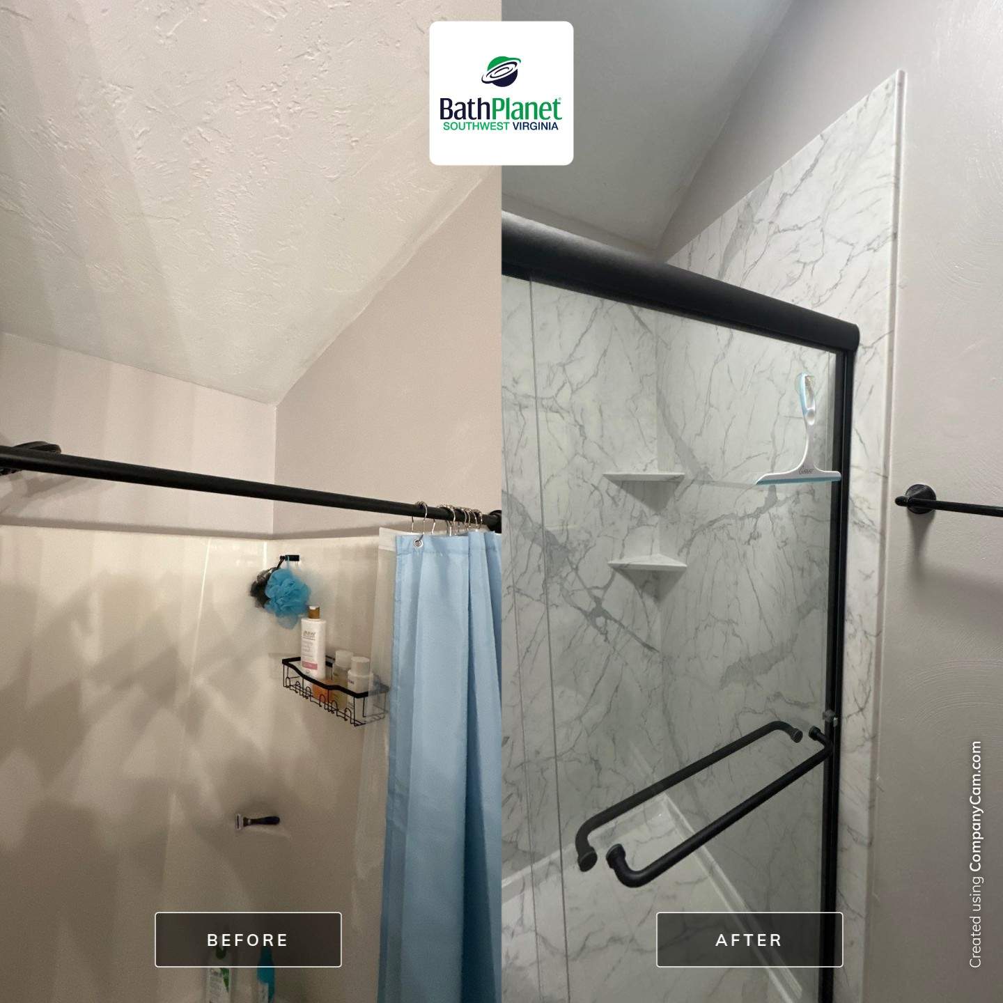 Shower Stall to Walk-In by BathPlanet SW Virginia