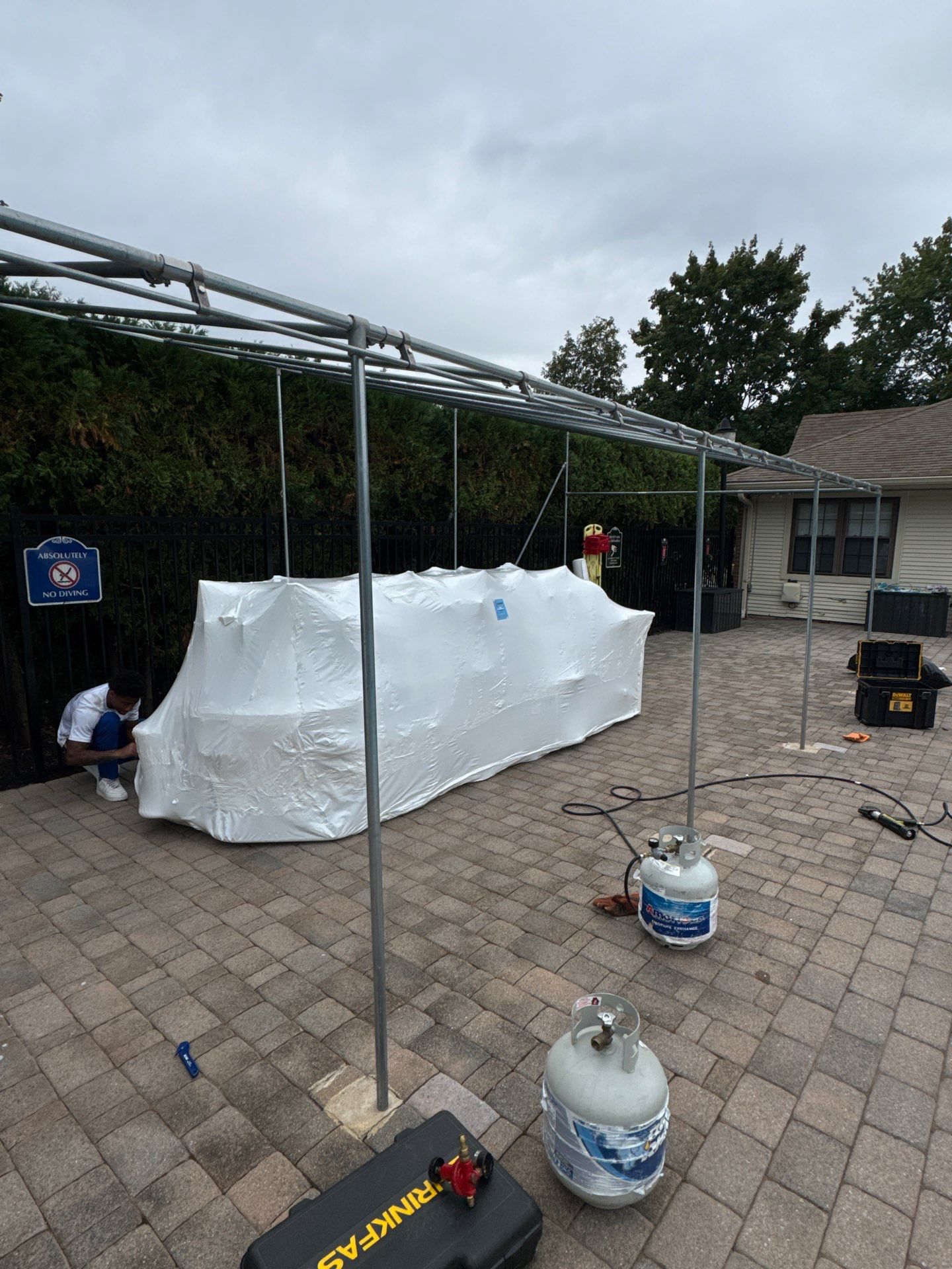 Shrink Wrapping in Basking Ridge, NJ by Clearview Washing
