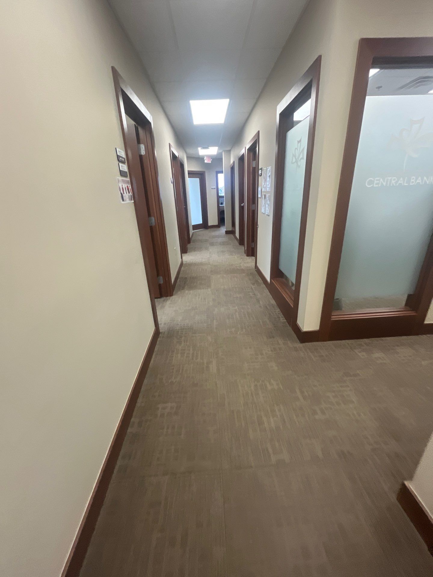 Commercial Office Interior Remodel and Modern Suite Refresh in Sioux Falls by Select Painting, Coatings & Garage Cabinets