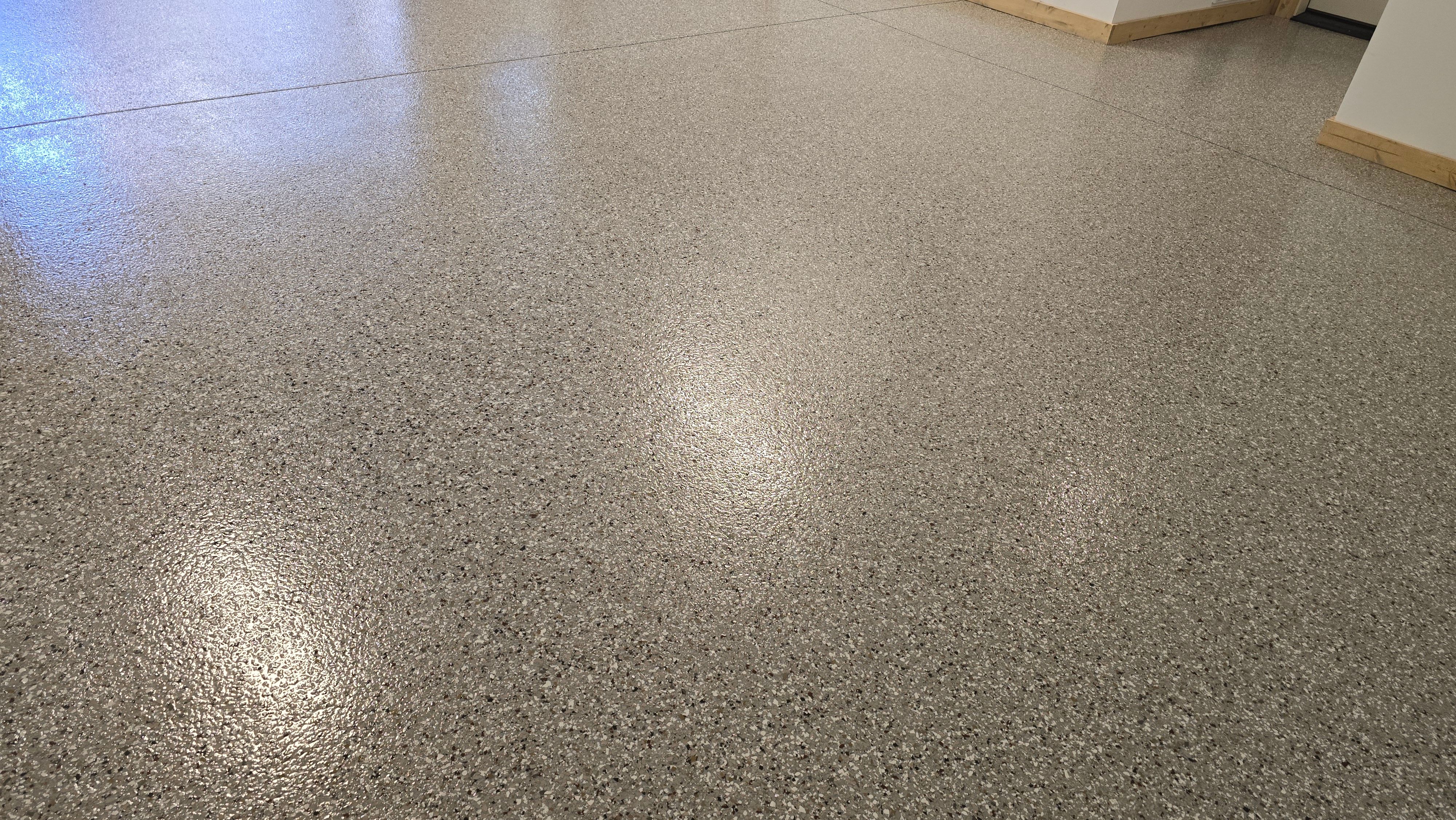 Garage using Creekbed by Elite Floor Solutions