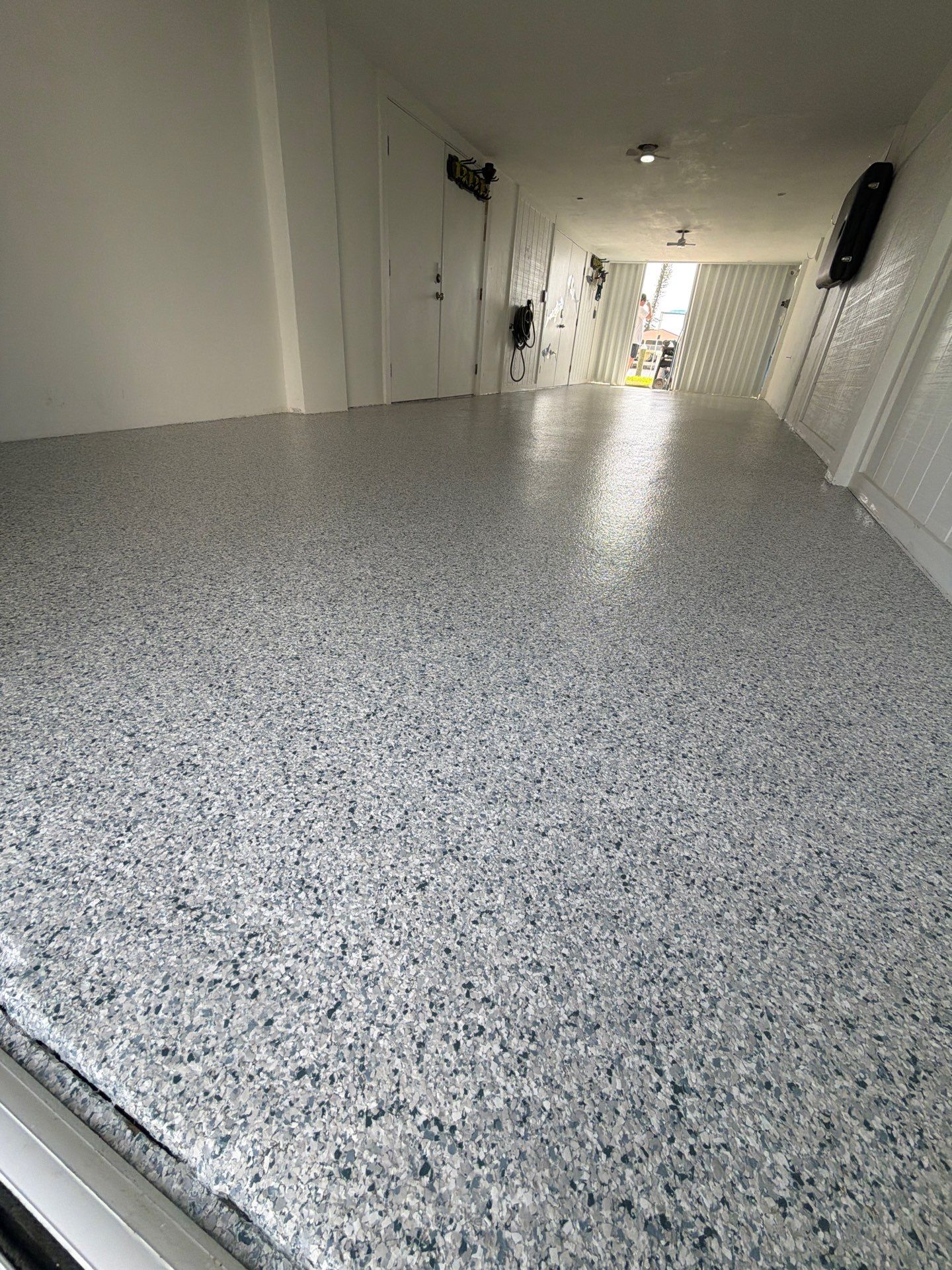“Tidal Wave” Carport Garage in Marathon, FL by Tropical Epoxy Coatings & Creations LLC