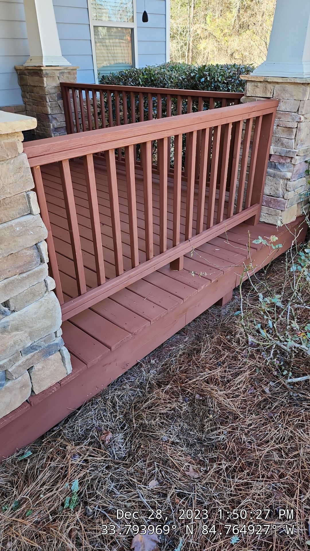 Fence Installation of Board on Board Capped Privacy by Titans of Timber Fence & Stain