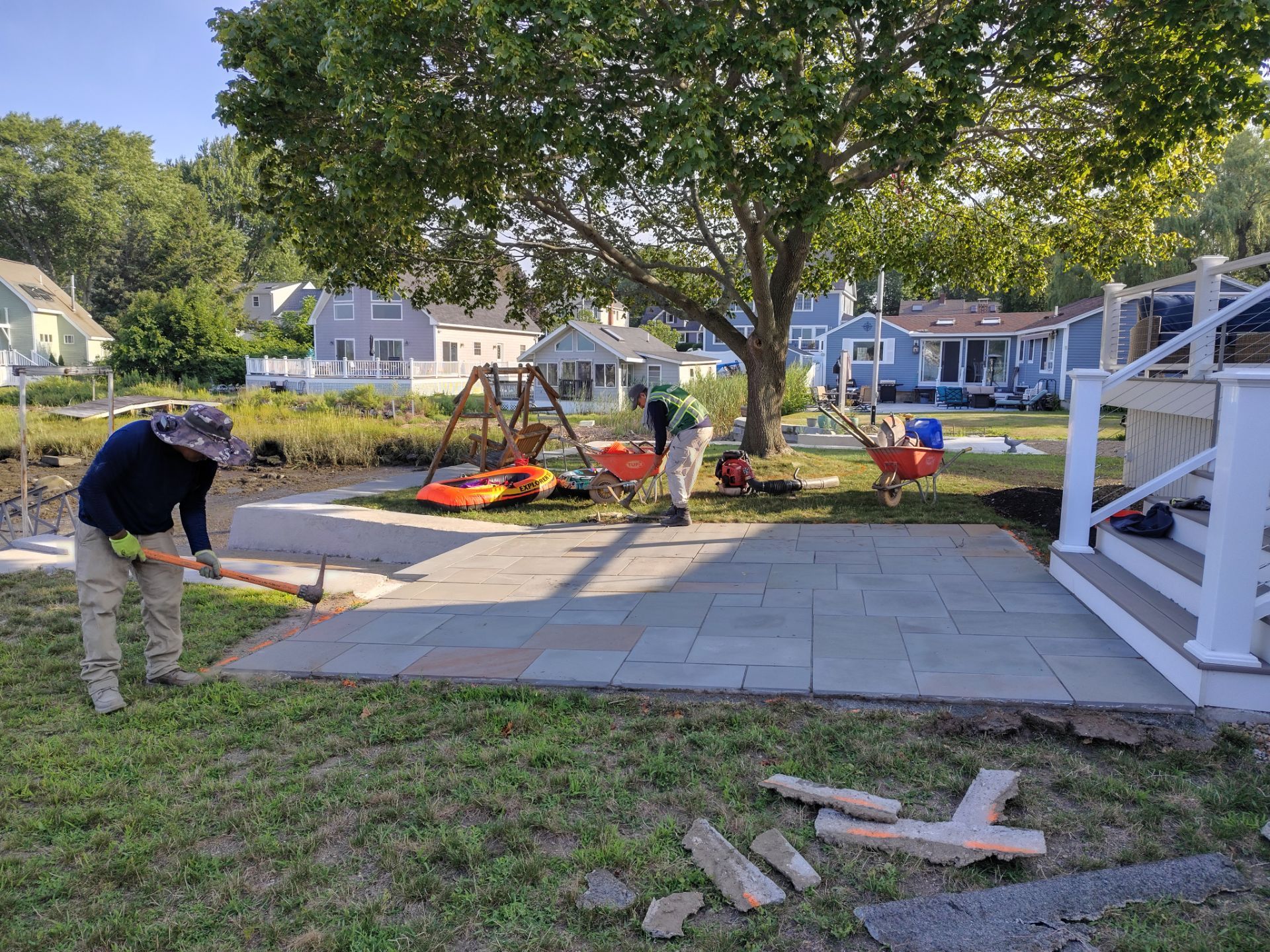 Beautiful Re-disgn by the water in Danvers MA  by Cole Landscaping Inc