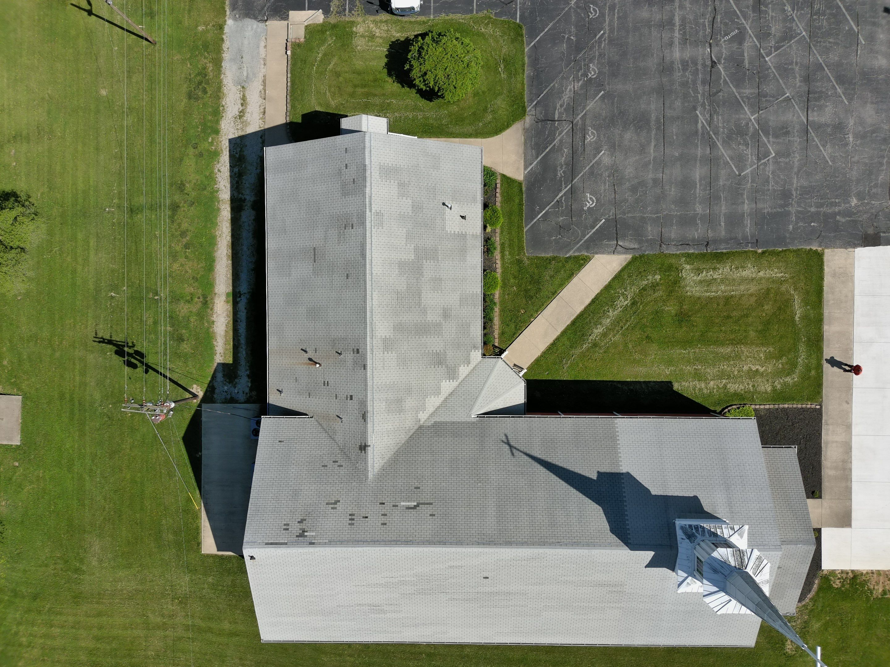 Commercial Roofing Installation using Performance Shingles by Mr. Roofer