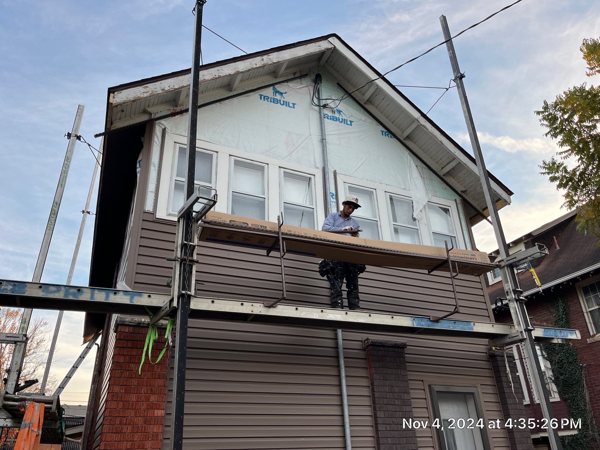 Adkins Project  by Fahey Roofing + Contracting