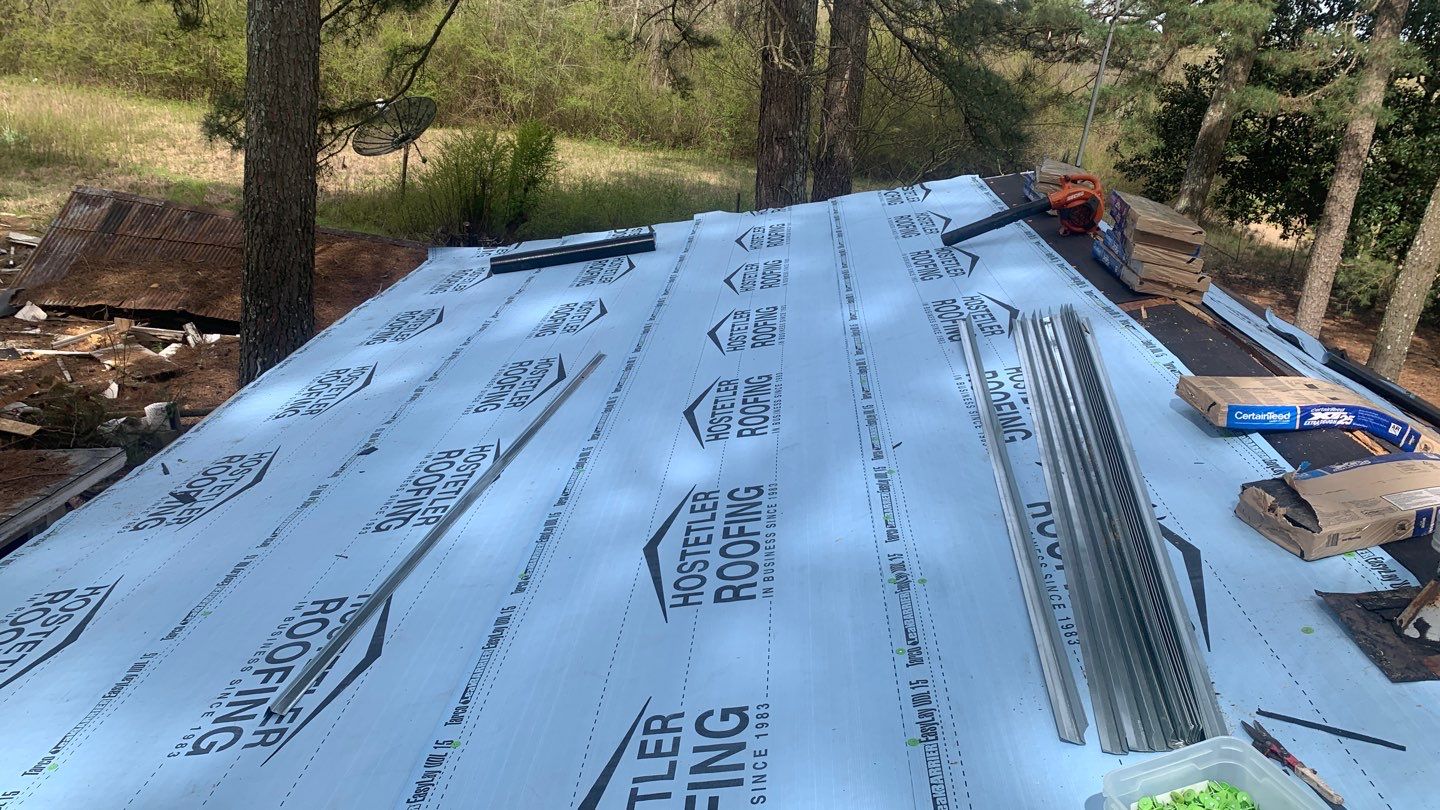 Residential Shingle Reroof using Certainteed Landmark 3-Tab by Hostetler Roofing