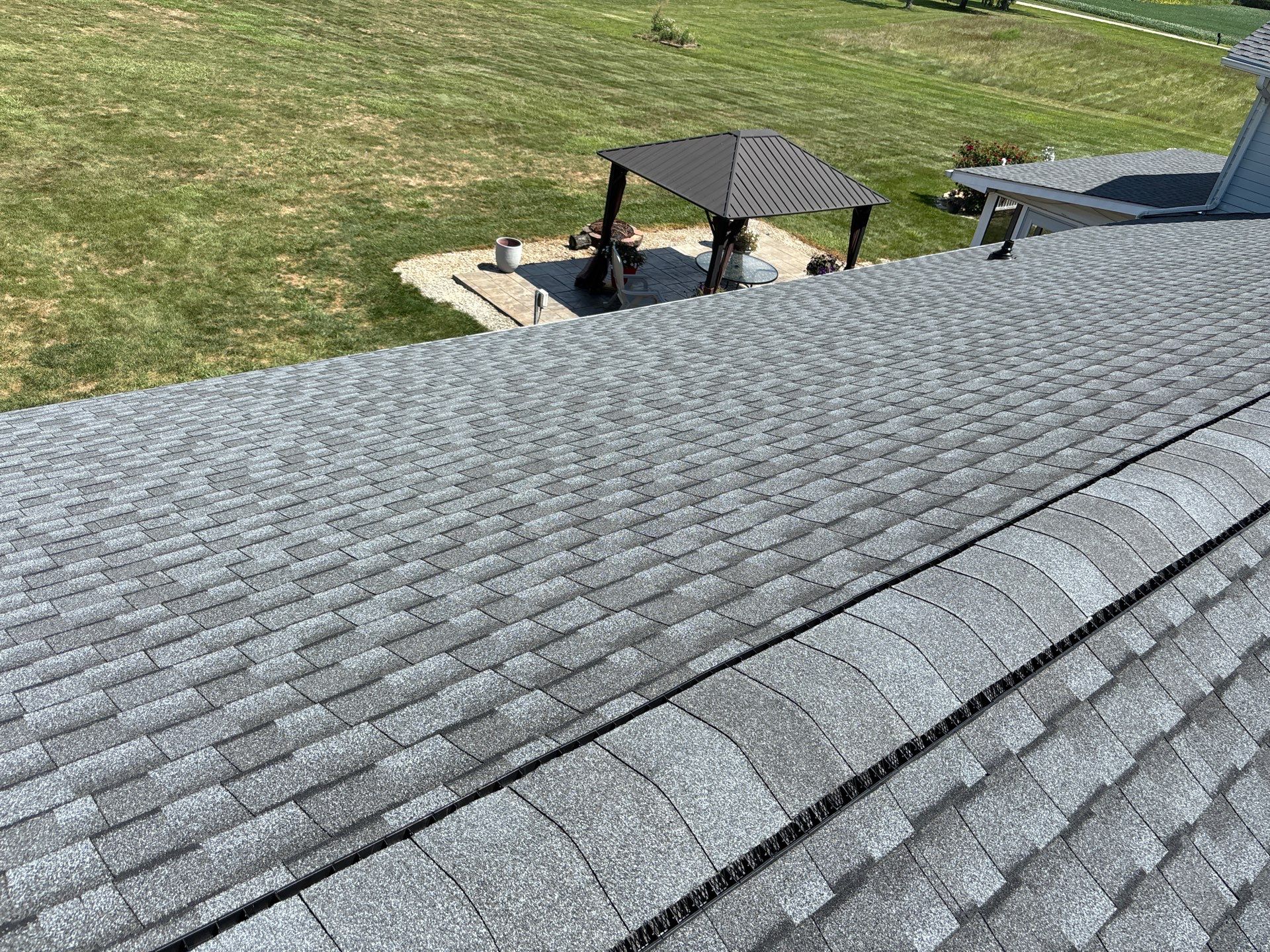 Residential Roofing Installation using Timberline UHDZ Shingles - Pewter Gray by RoofX 