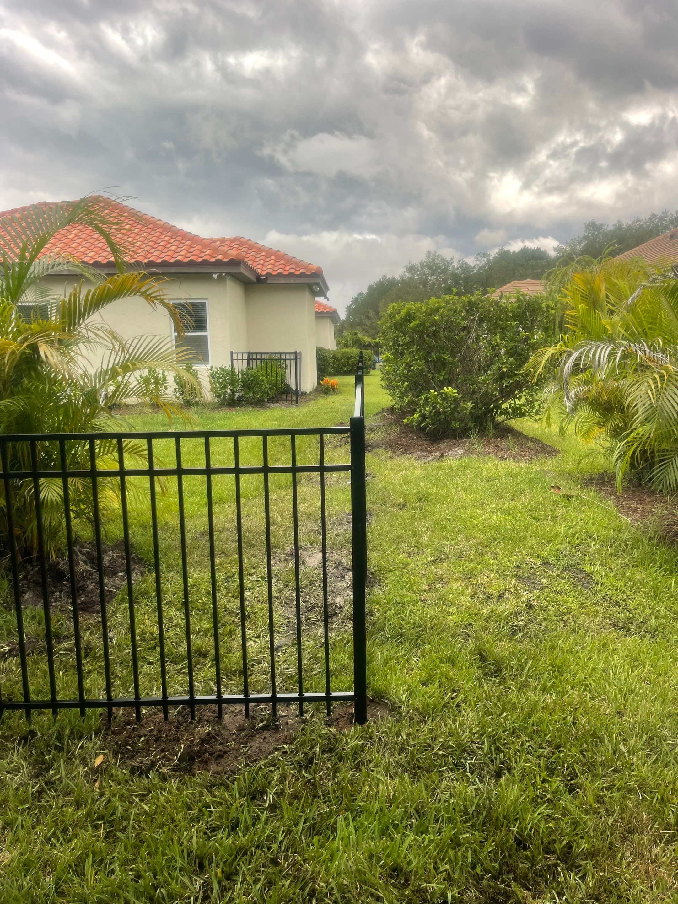 Bradenton, FL 4ft. Tall 3-Rail Black Aluminum Fence by Asap fence and gates, LLC
