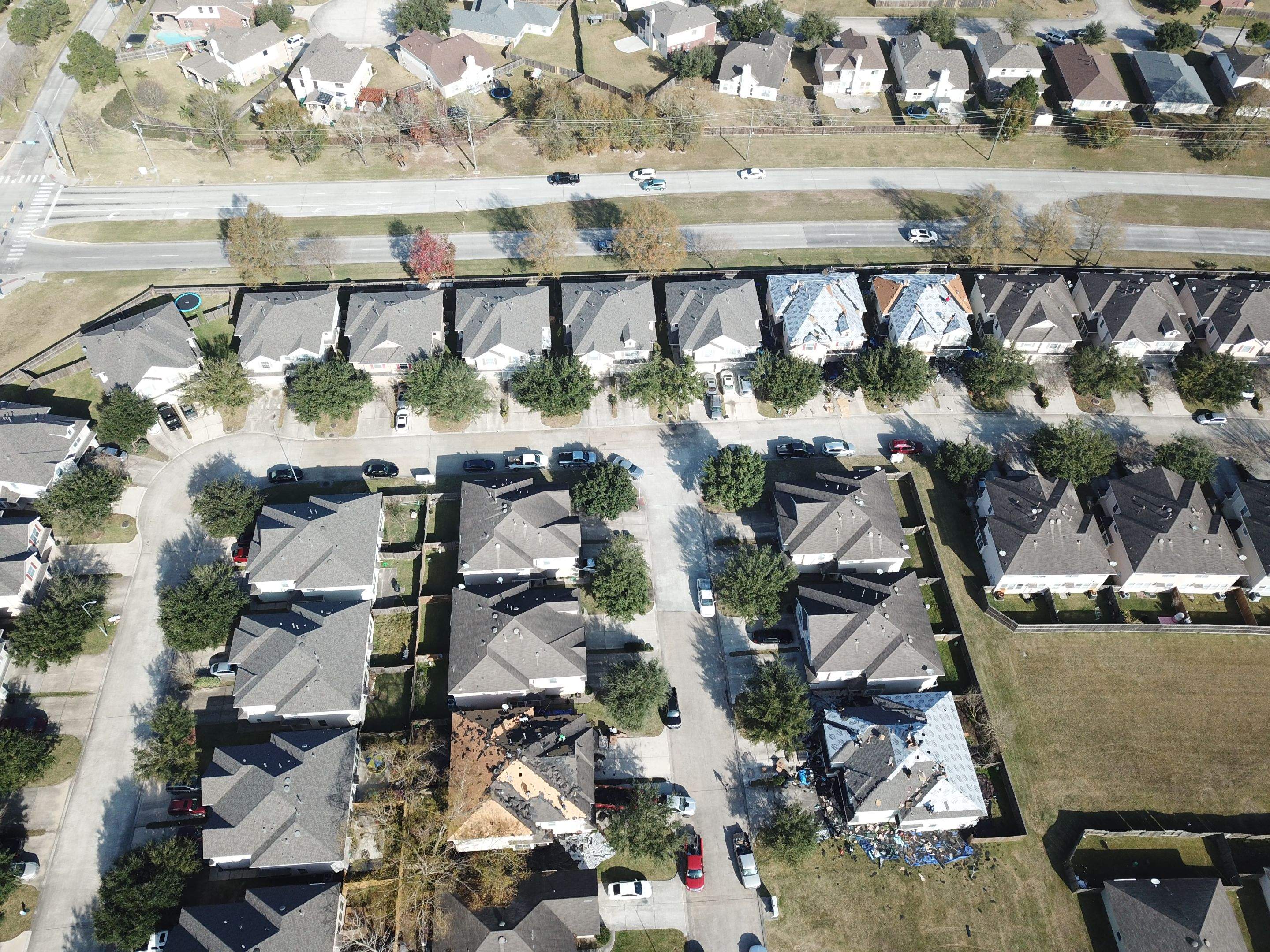 Townhome Community by STX Roofing
