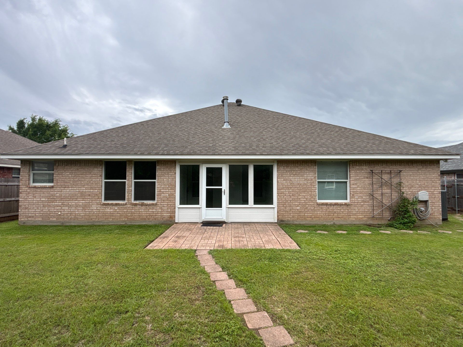 Cleburne Storm Restoration In time for Closing. by Berry Good Roofing 
